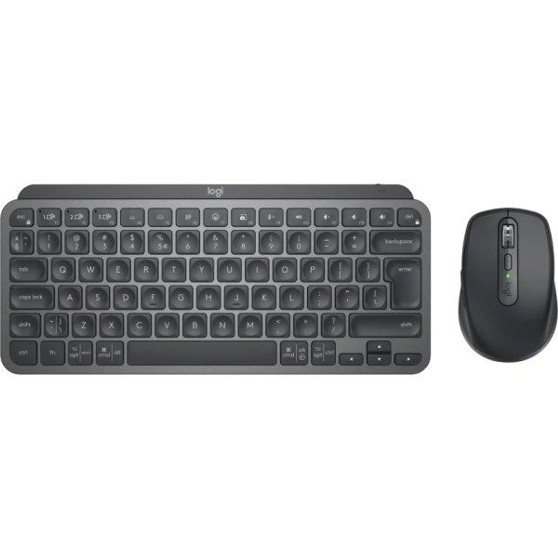 Logitech MX Keys Mini Mus/tastatursæt, nord., sort