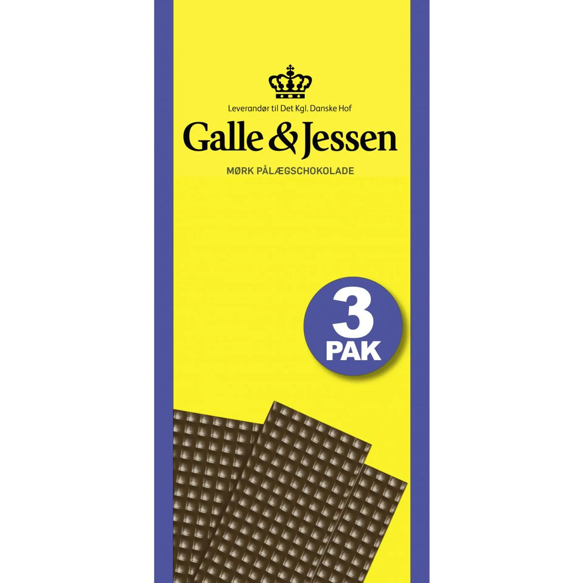 Galle & Jessen Mørk Pålægschokolade