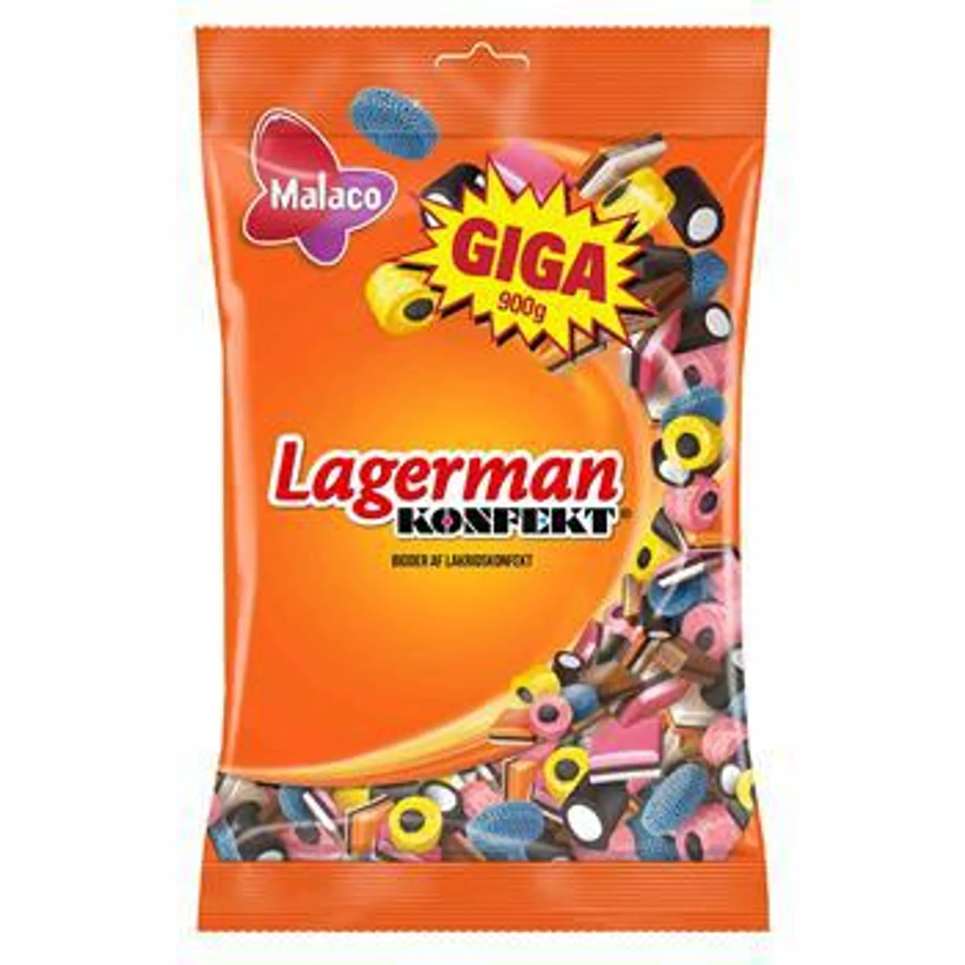 Malaco Lagerman Konfekt 900 g