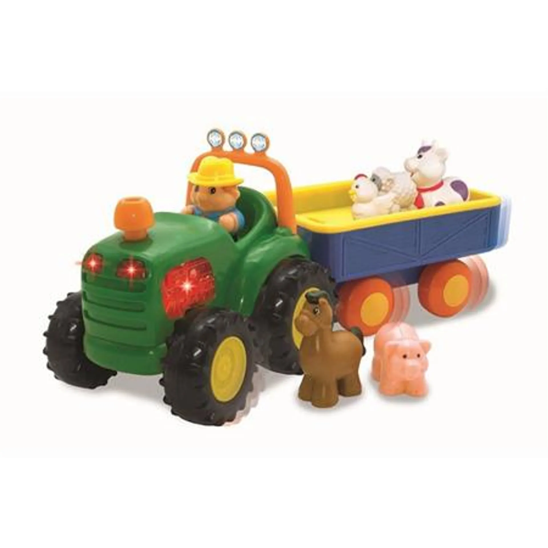 Happy Baby Traktor Med Vogn Og Dyr