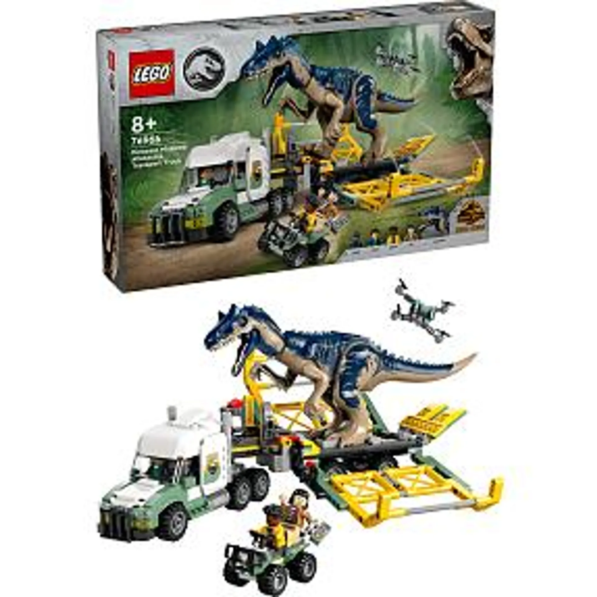 LEGO Jurassic World Dinosaurmissioner: Allosaurus-transportvogn 76966