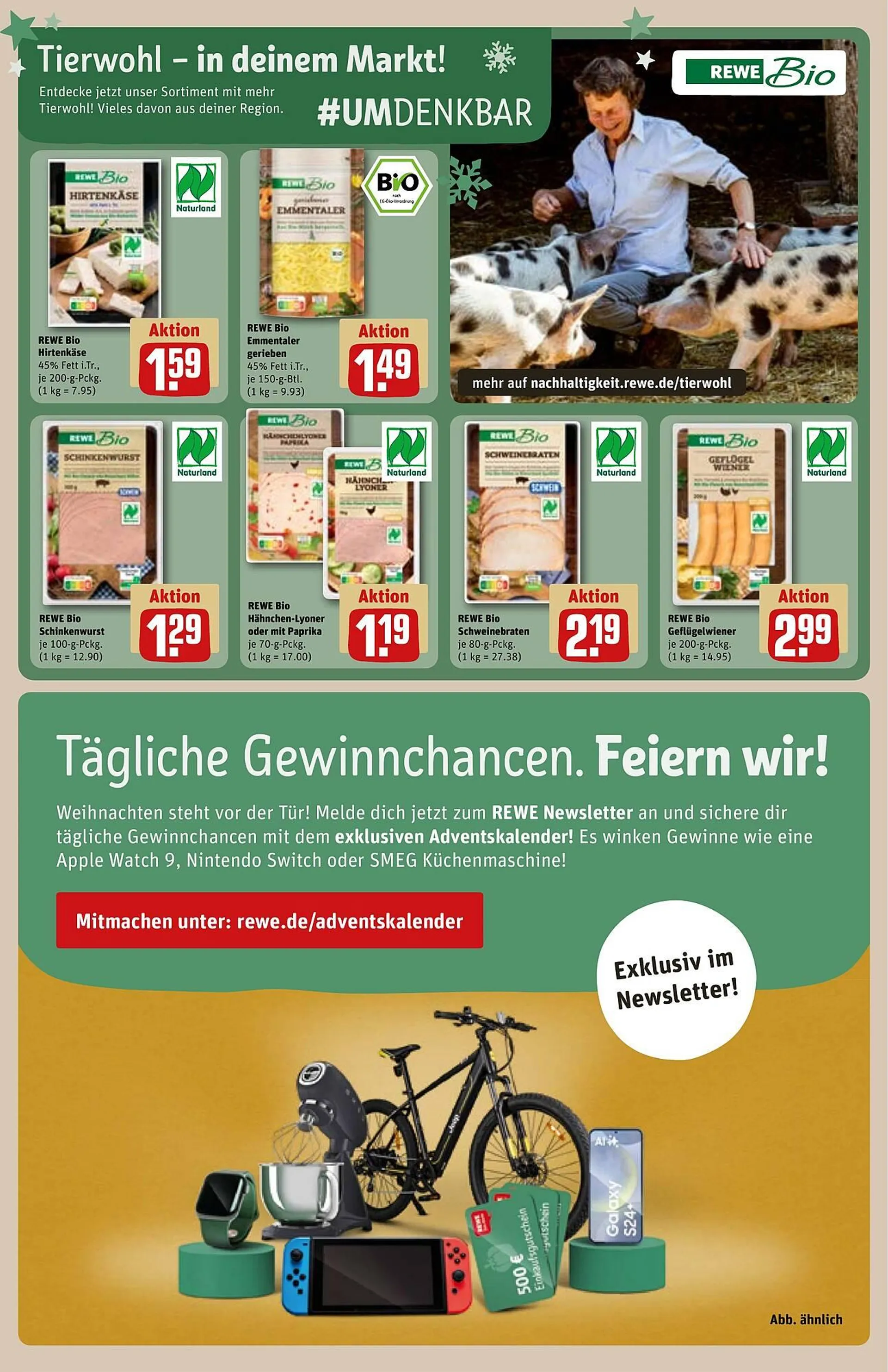 REWE tilbudsavis Gyldig indtil 9. december - 14. december 2024 - tilbudsavis side 24