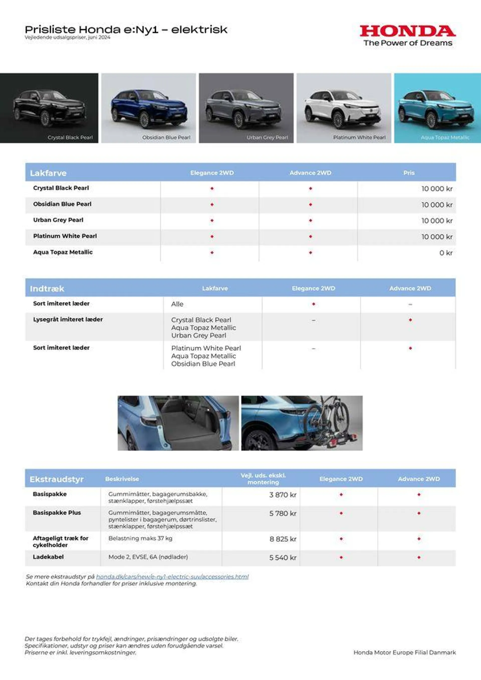 Honda Prisliste e:Ny1 Gyldig indtil 13. august - 13. august 2025 - tilbudsavis side 2