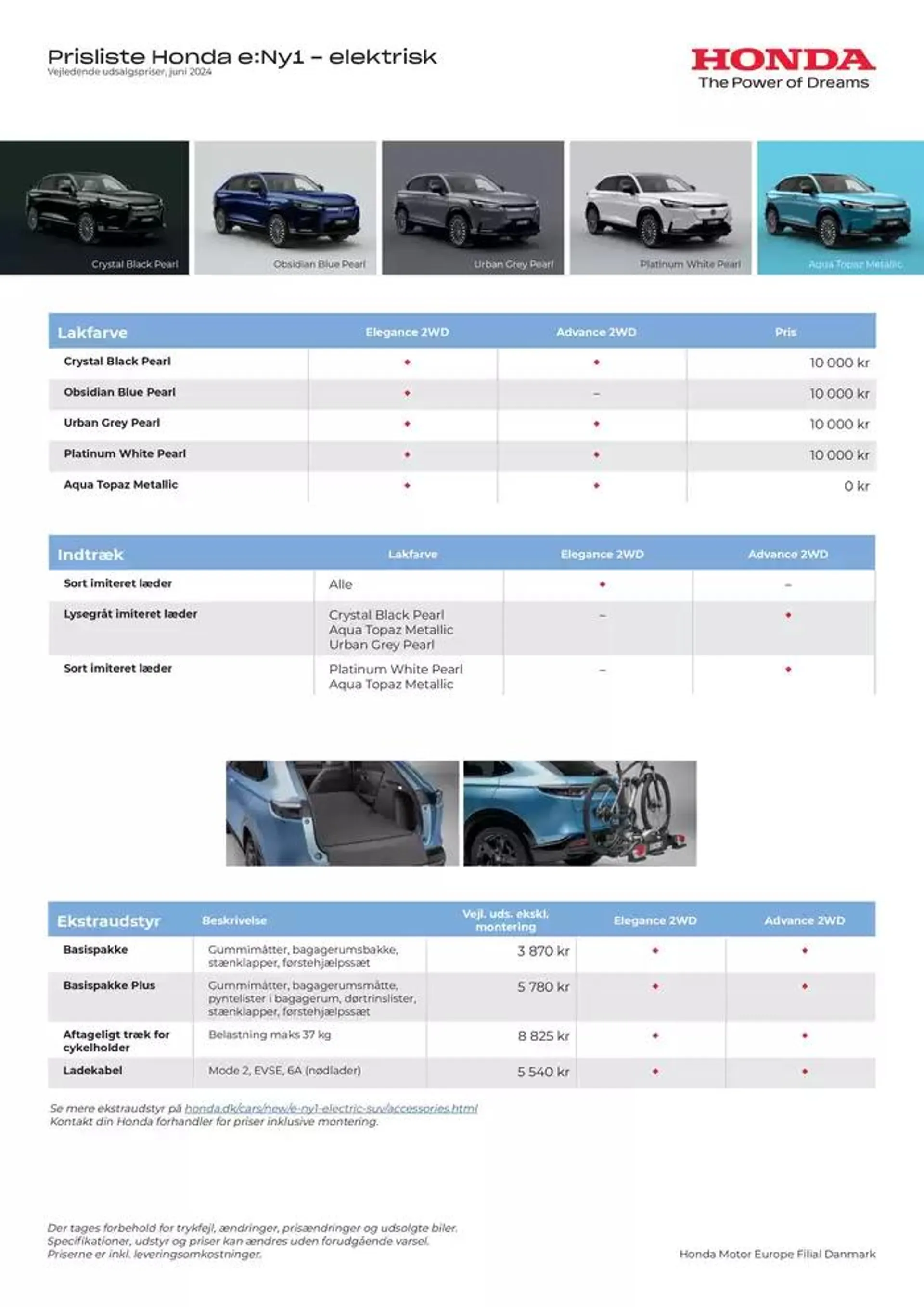 Honda Prisliste e:Ny1 Gyldig indtil 26. september - 26. september 2025 - tilbudsavis side 2