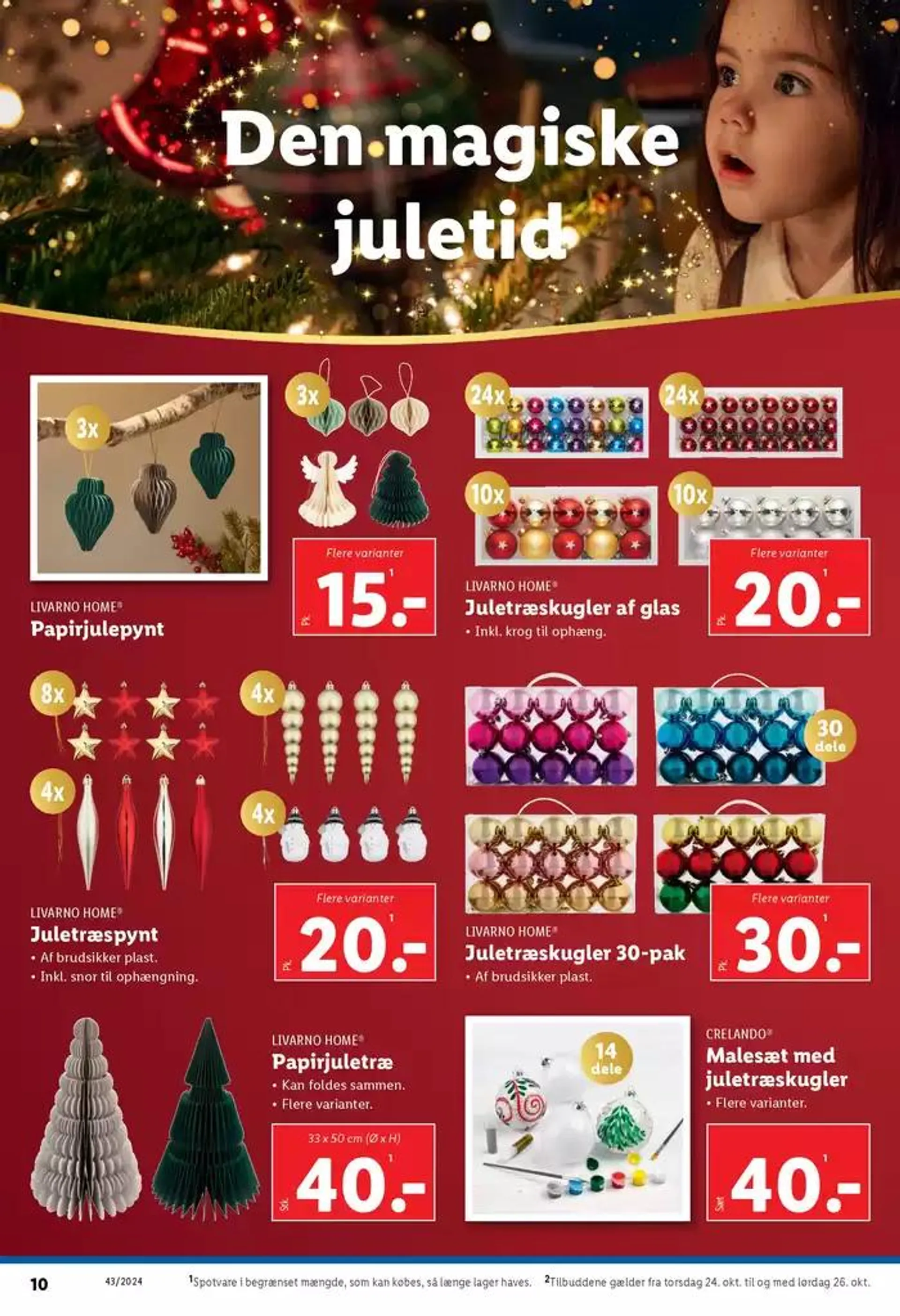 Udforsk Lidls juleunivers Gyldig indtil 16. oktober - 26. oktober 2024 - tilbudsavis side 10