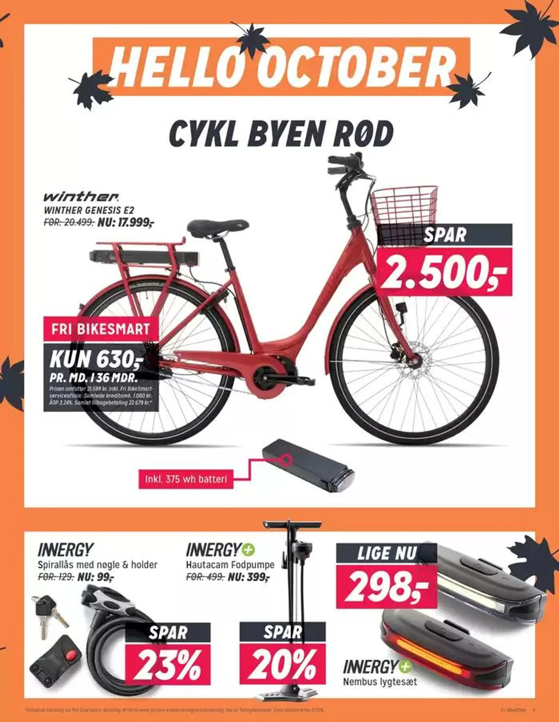 Fri BikeShop Tilbudsavis Gyldig indtil 2. oktober - 16. oktober 2024 - tilbudsavis side 11