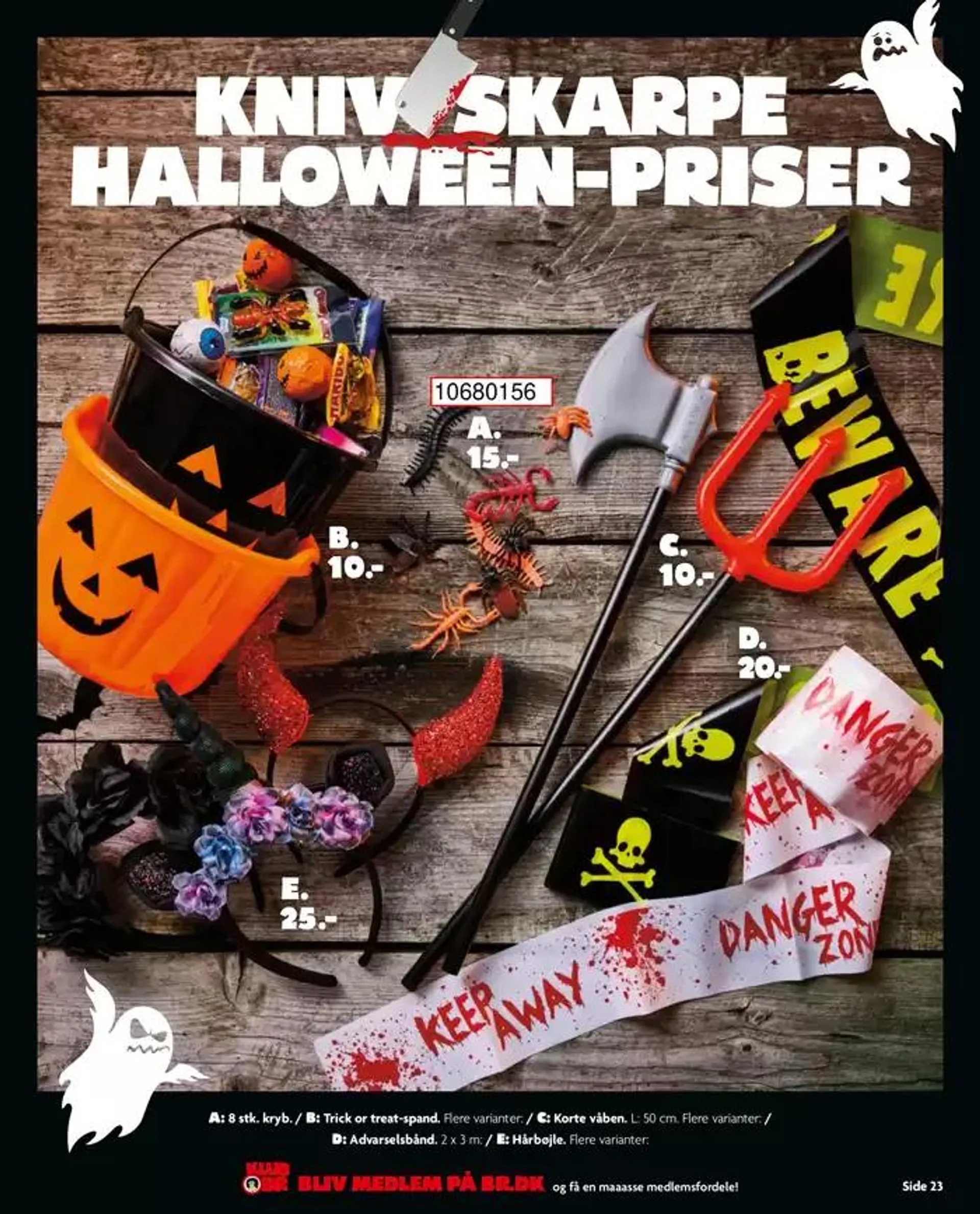 Halloween Katalog Gyldig indtil 27. september - 31. oktober 2024 - tilbudsavis side 23