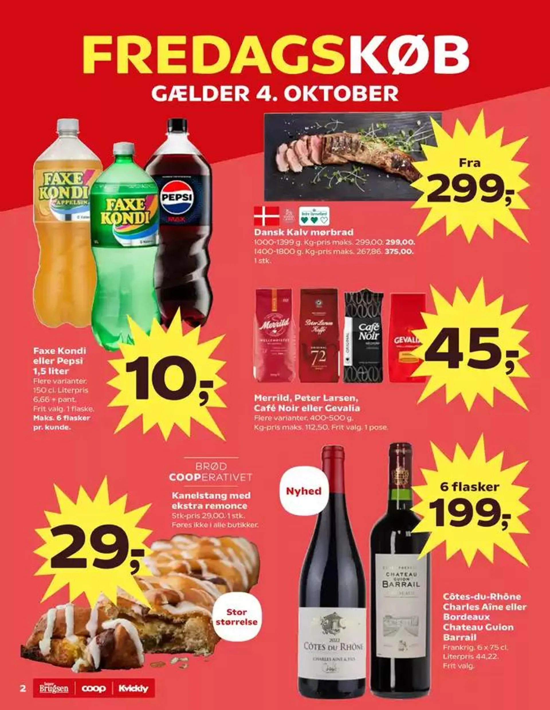 Spar nu med vores tilbud Gyldig indtil 4. oktober - 10. oktober 2024 - tilbudsavis side 2