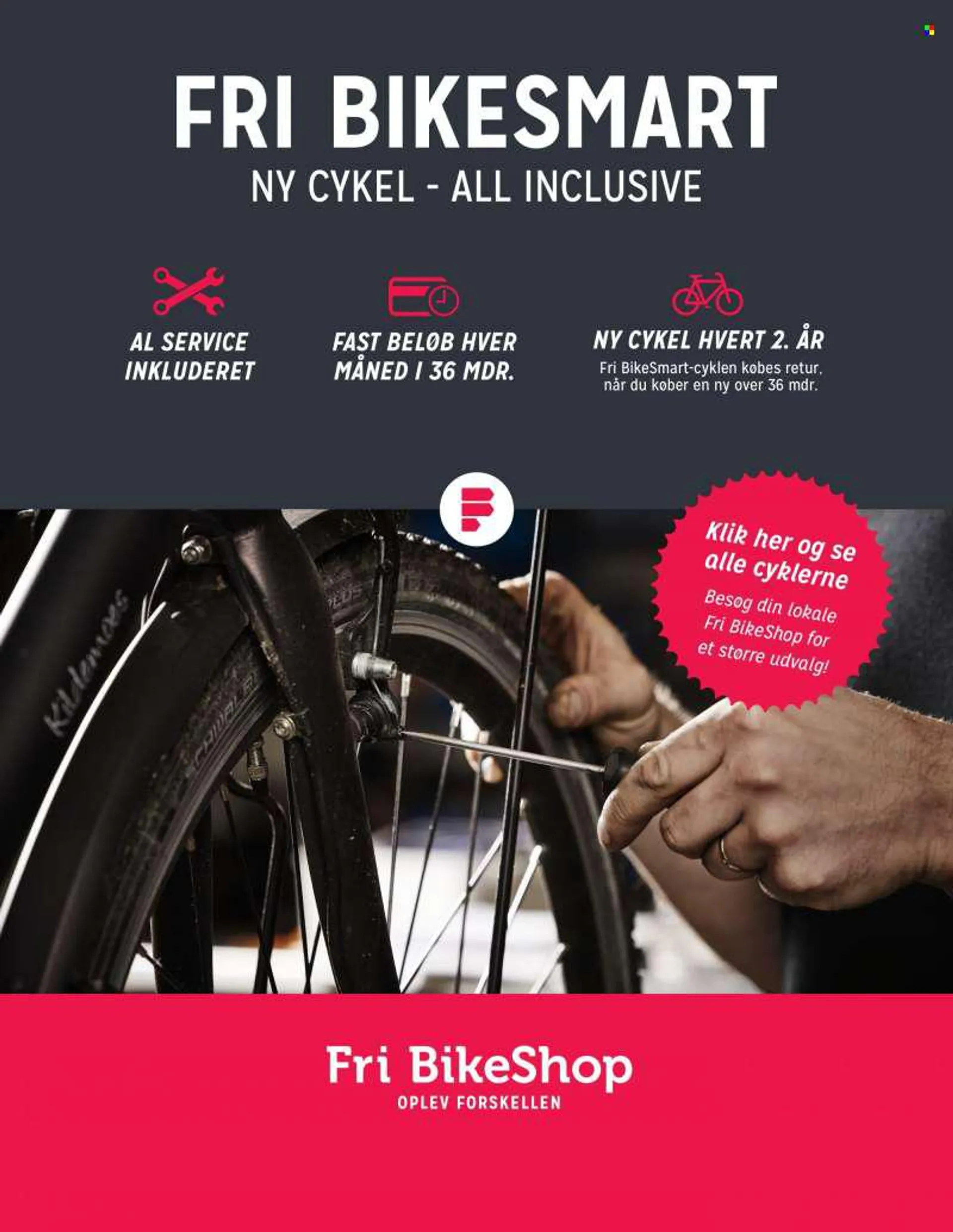 Fri BikeShop tilbud  - 11.08.2022 - 31.08.2022 - tilbudsprodukter - cykel. Side 3.