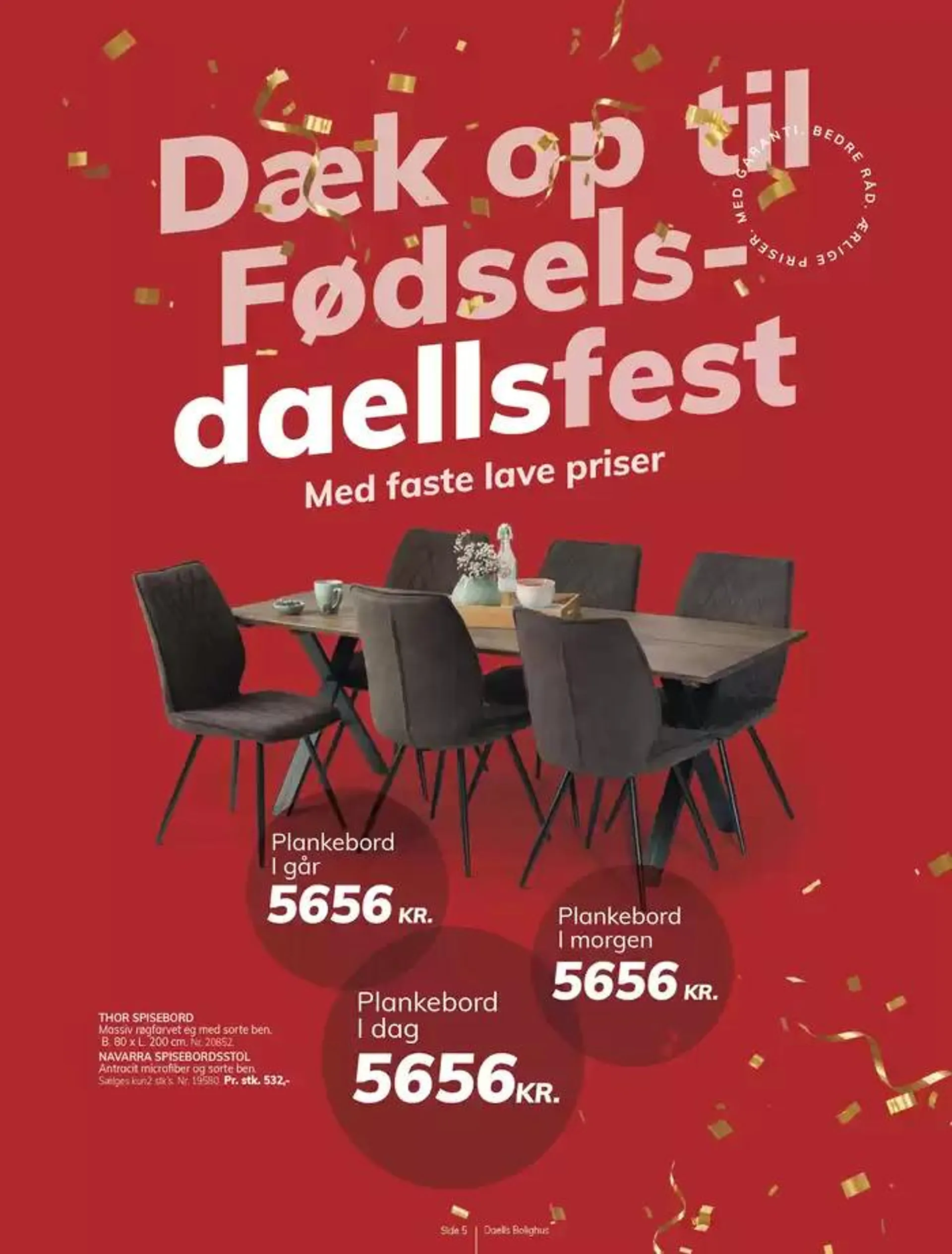 Daells Bolighus FødselsDAELLSfest Gyldig indtil 10. oktober - 24. oktober 2024 - tilbudsavis side 5