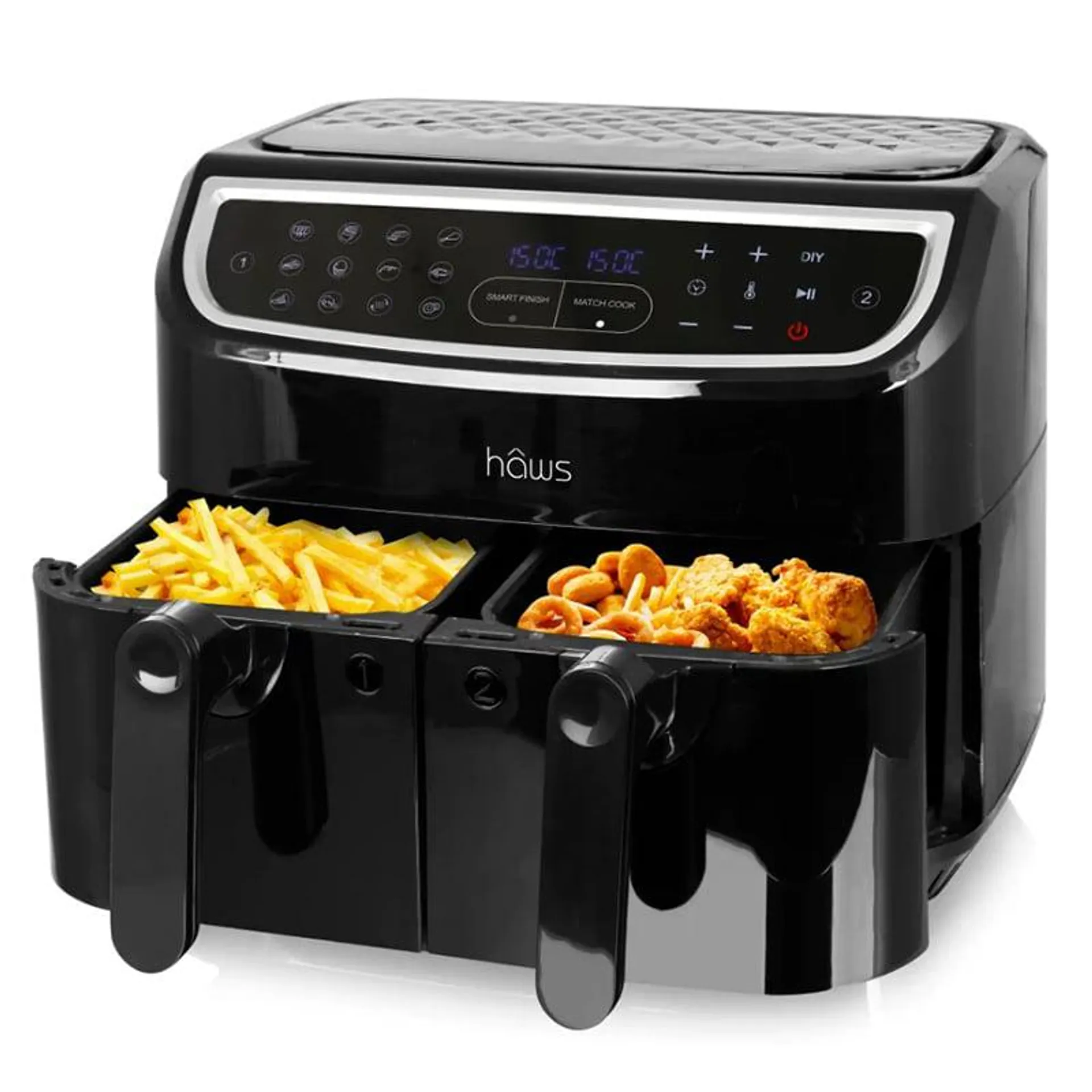 Hâws Sejerø dobbelt smart airfryer 2 x 4,5 liter 2400 watt