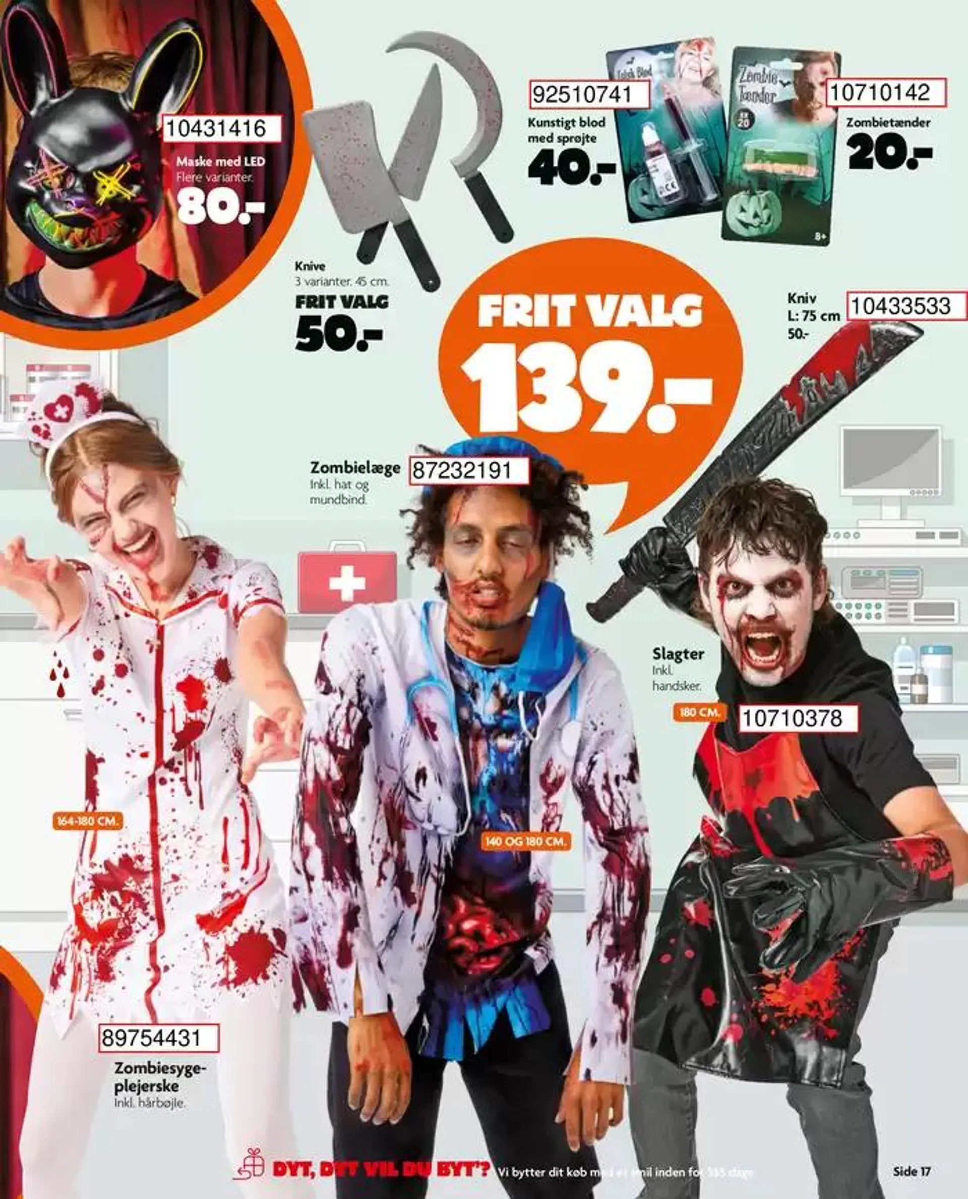 Halloween Katalog Gyldig indtil 27. september - 31. oktober 2024 - tilbudsavis side 17