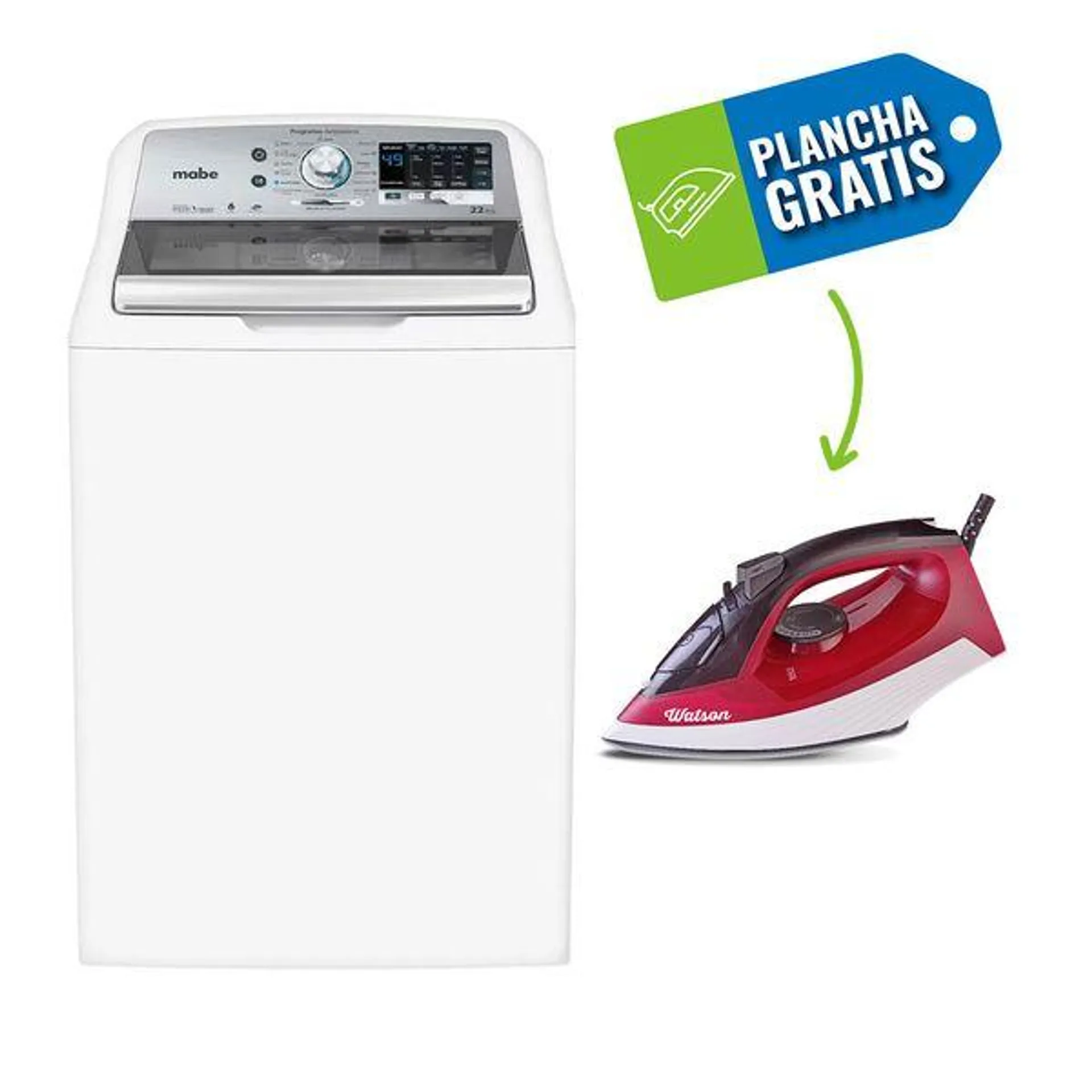 Lavadora Automática Mabe LMH72201WBAB1 | 22kg