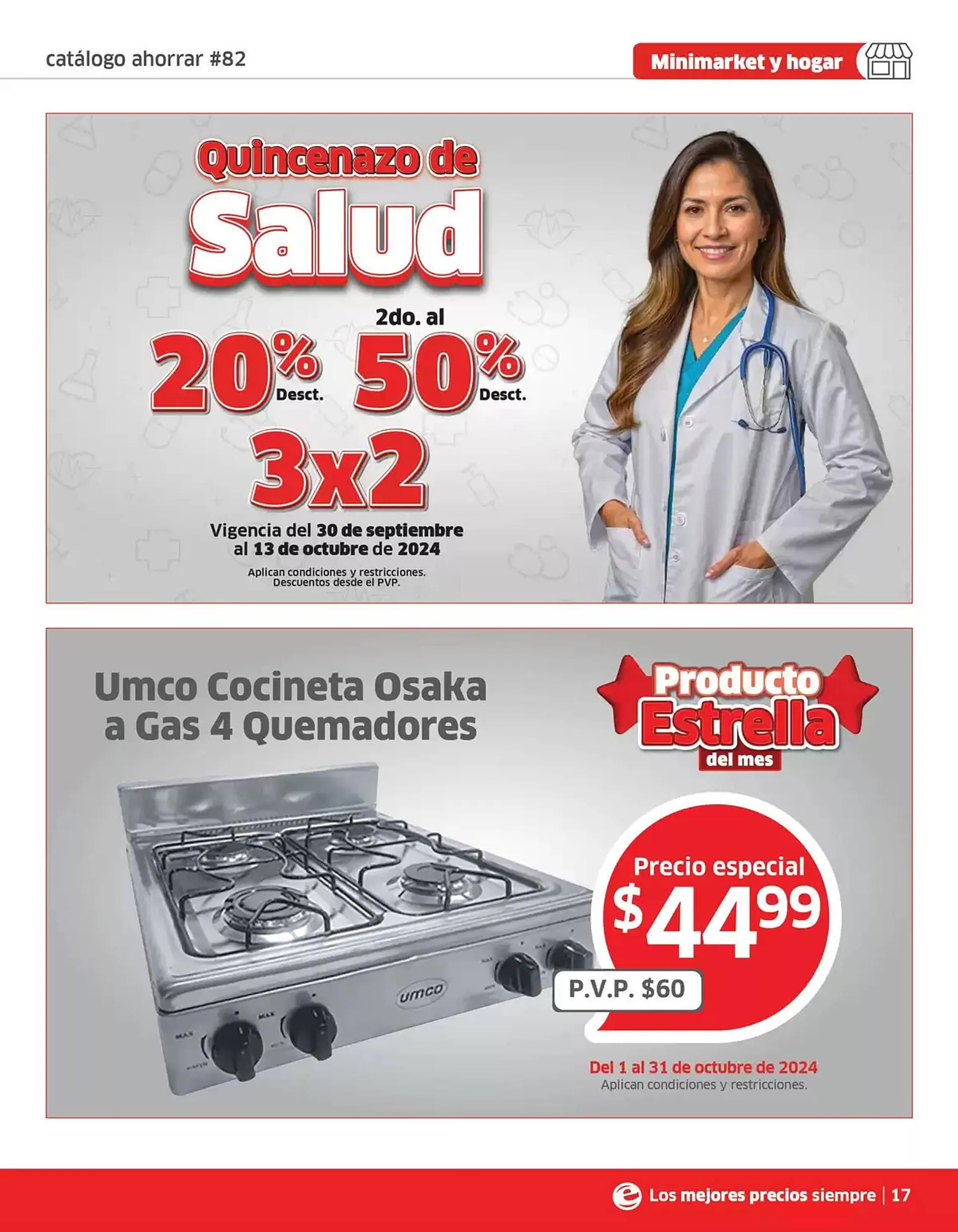 Catalogo de Catálogo Farmacias Económicas 2 de octubre al 31 de octubre 2024 - Pag 17