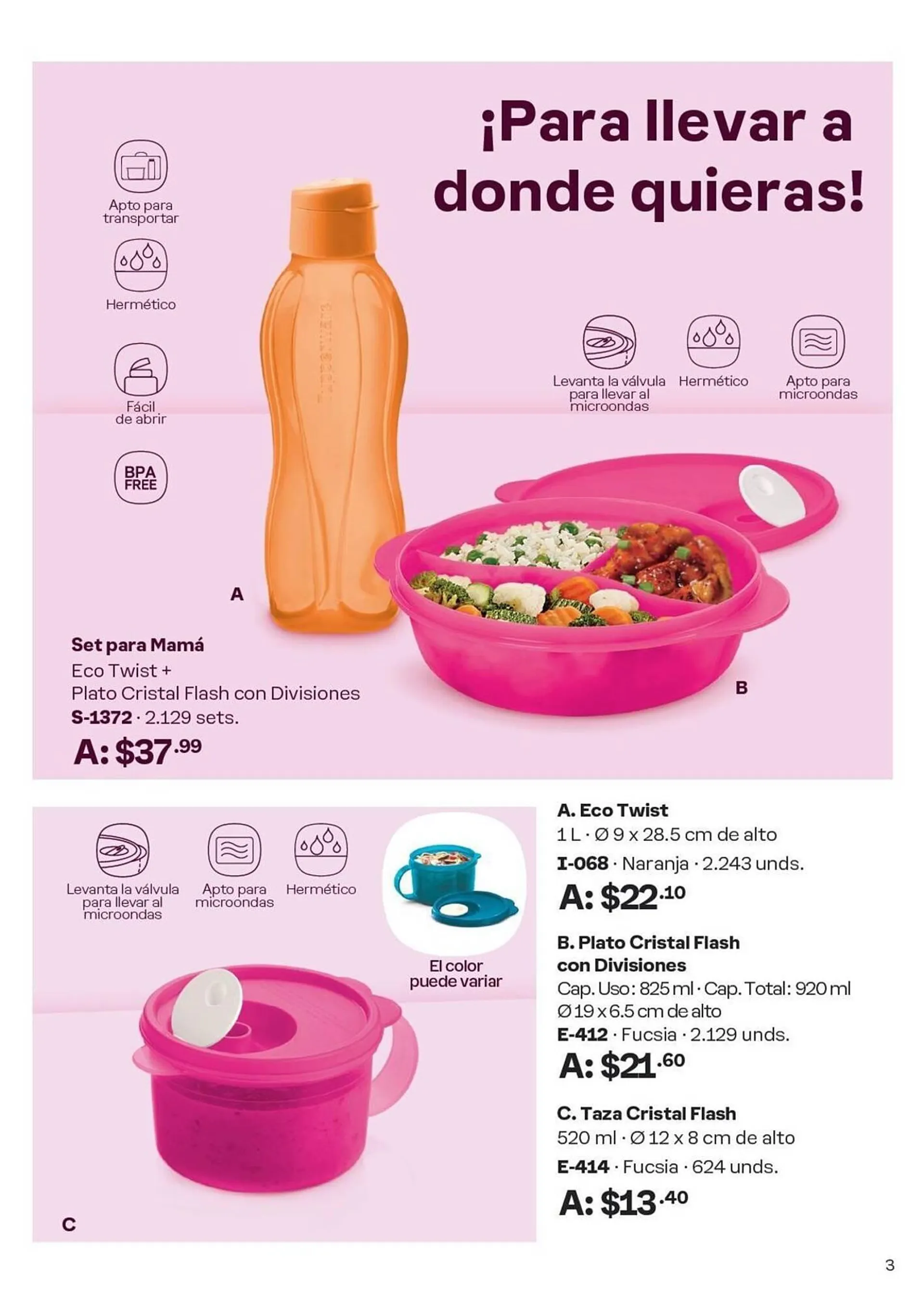 Catalogo de Catálogo Tupperware 20 de abril al 17 de mayo 2024 - Pag 23