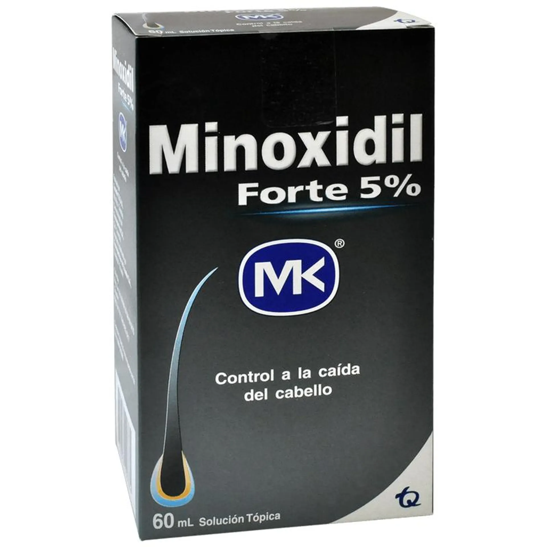 Minoxidil Forte Mk Solución Tópica 5% con 60 mL