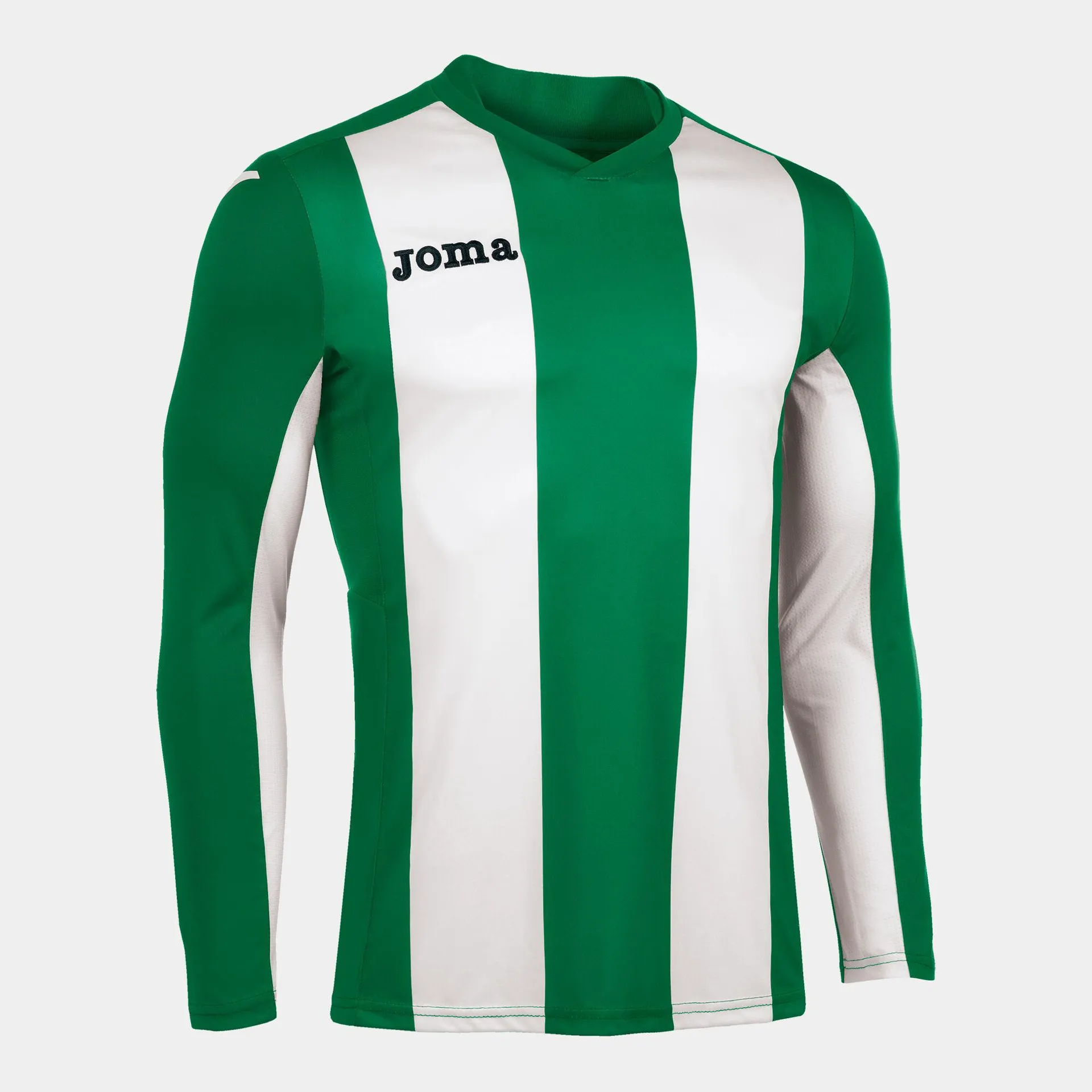 Camiseta manga larga hombre Pisa verde blanco