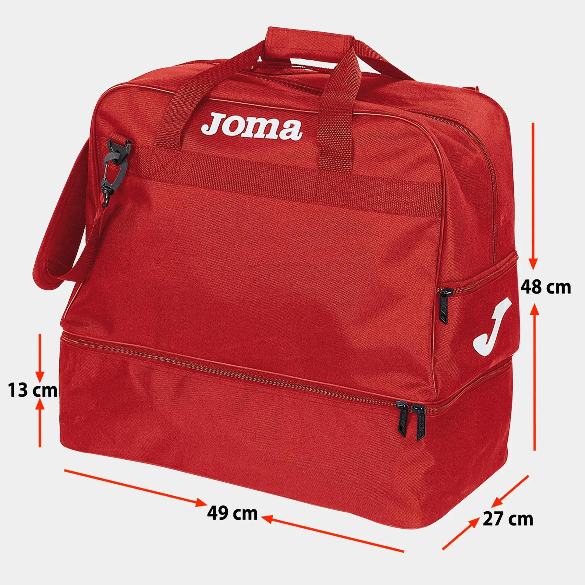 Bolsa de deporte Grande Training III rojo