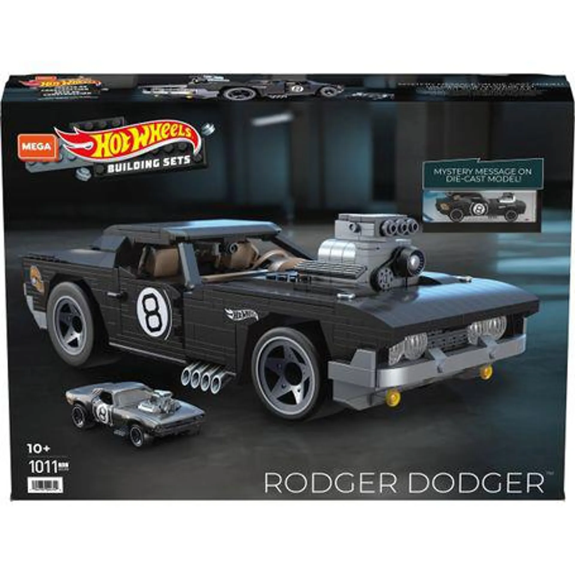 Carro Hot Wheels Mega Construx Rodger Dodger