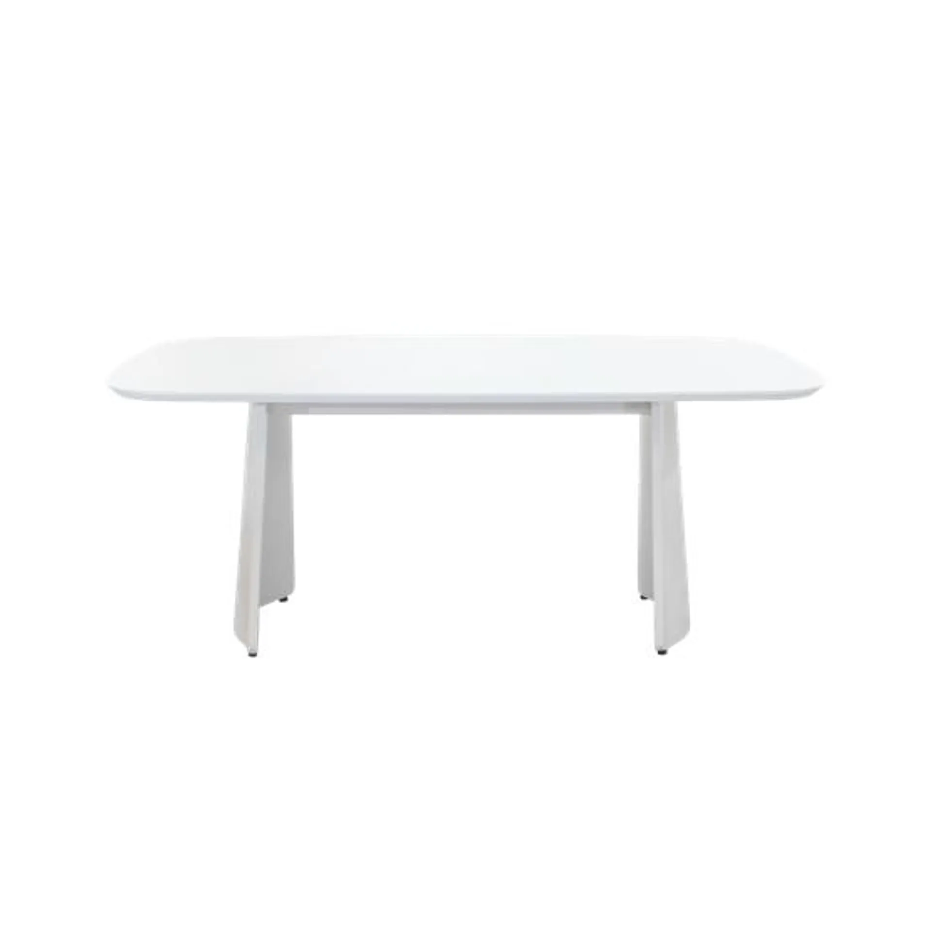 Mesa de Comedor Rectangular Marcela | Bi Color Blanco Off White