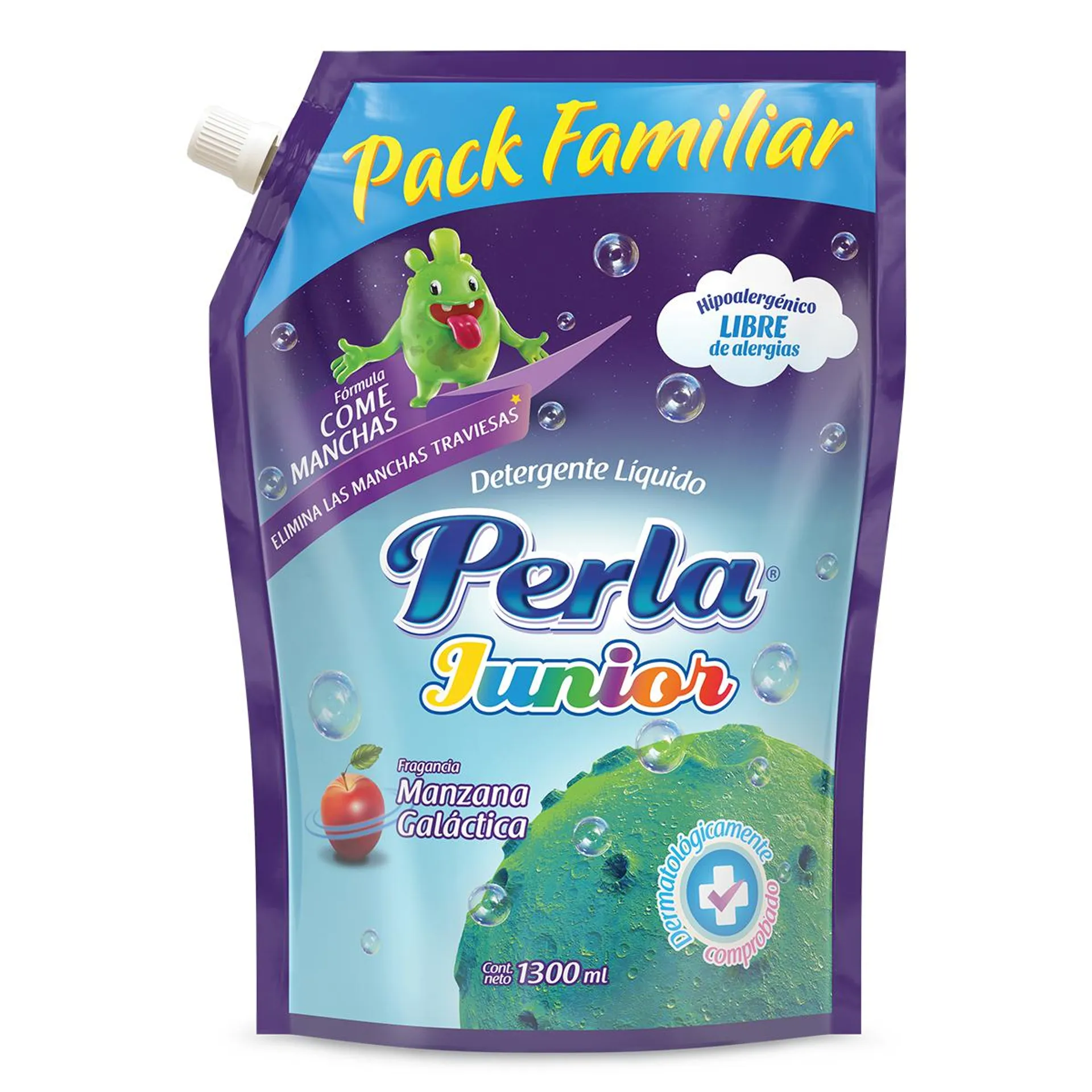 Detergente Líquido Perla Junior 1.3L