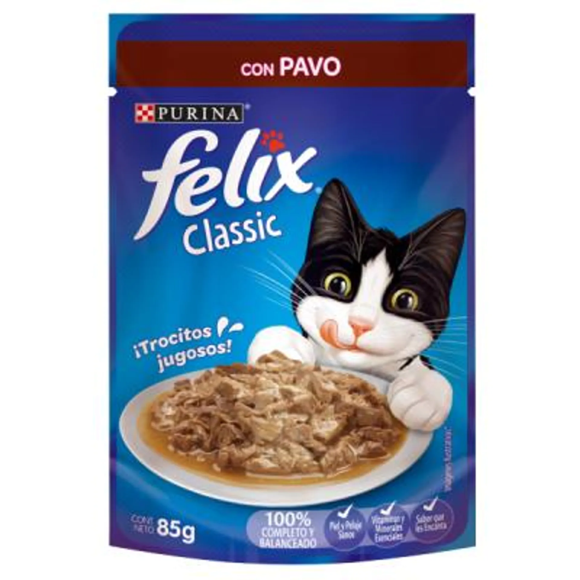 FELIX TROCITOS JUGOSOS CON PAVO 85GR