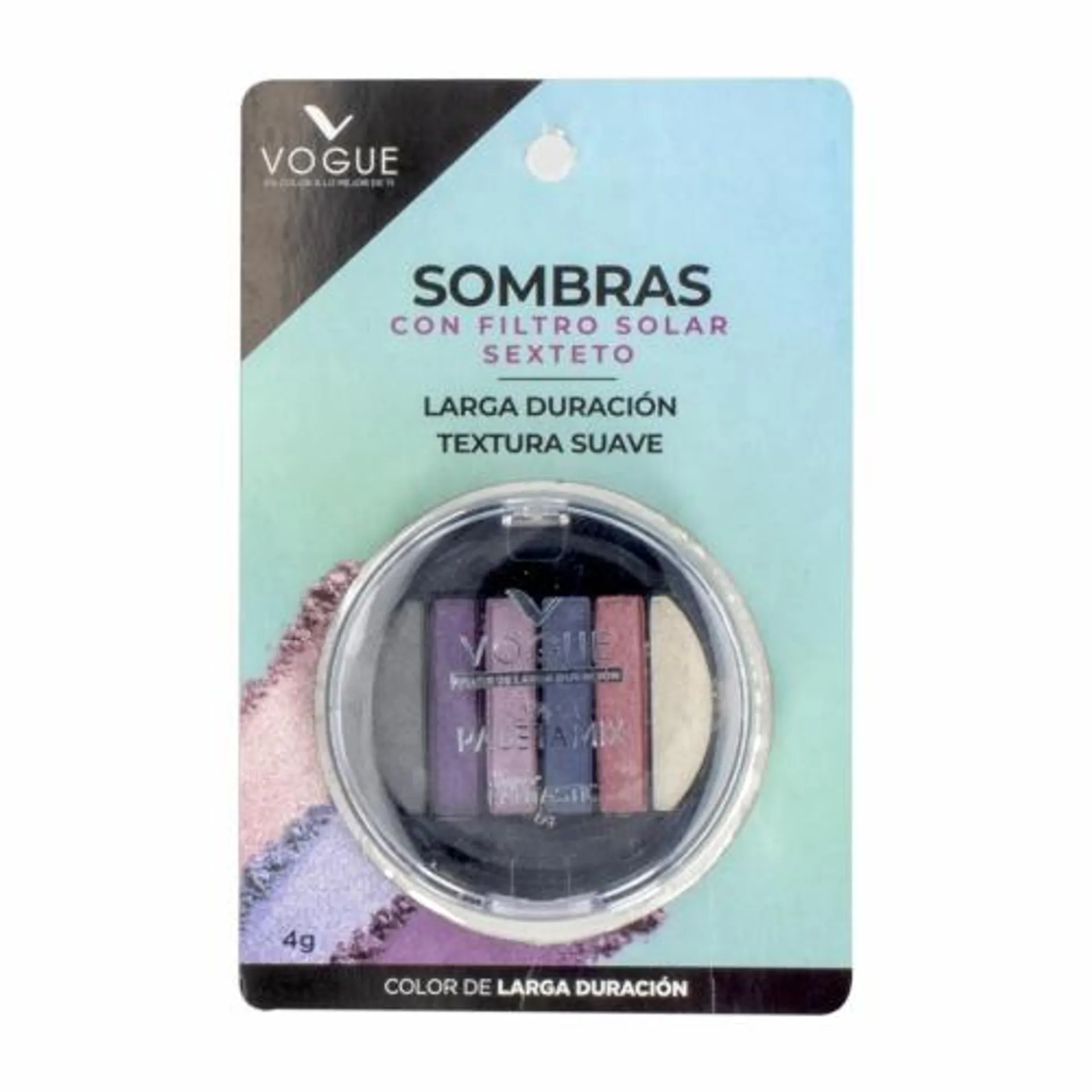 Paleta De Sombras De 6 Colores Unidad Vogue