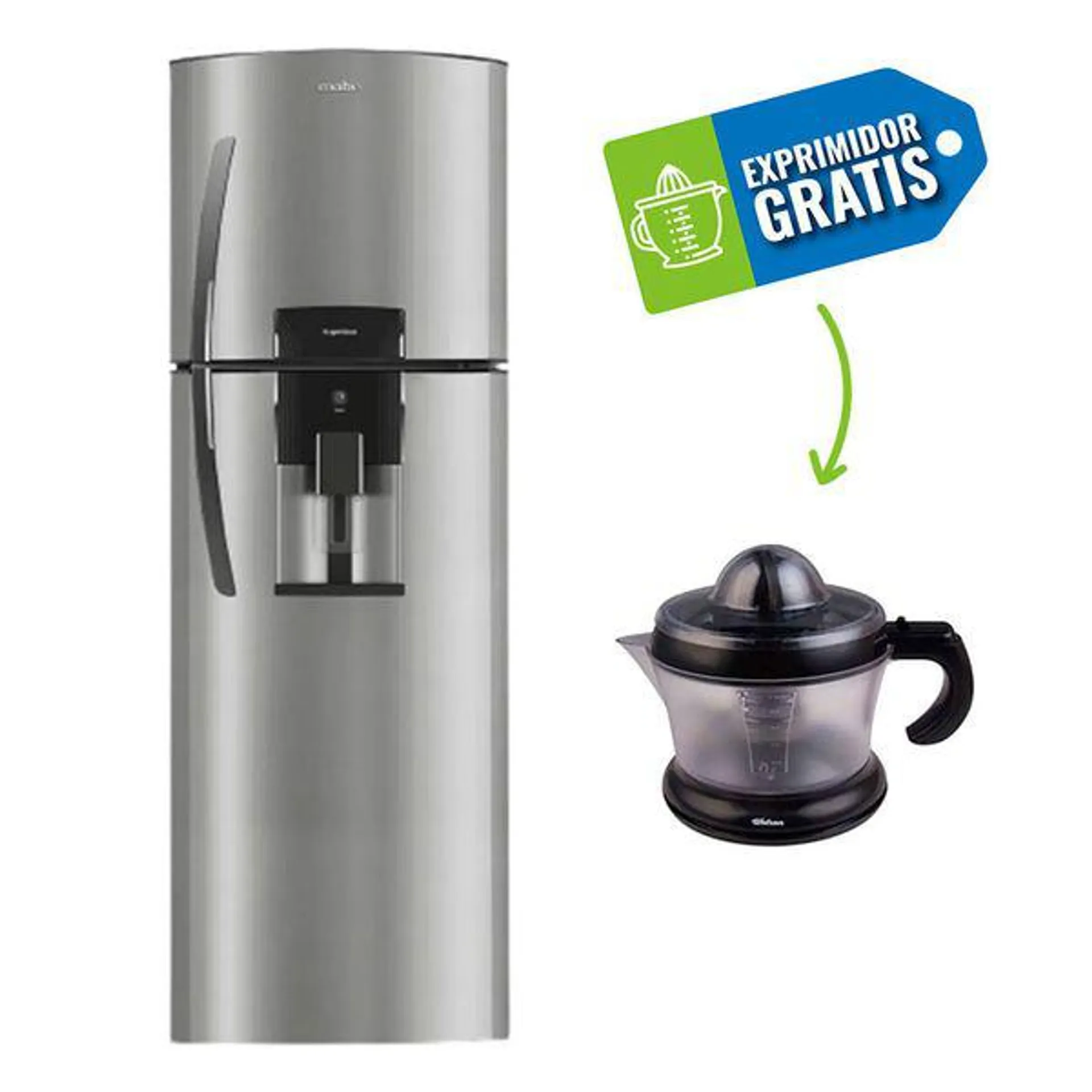 Refrigeradora Mabe RMA430FWEU | 300 Litros - Inox