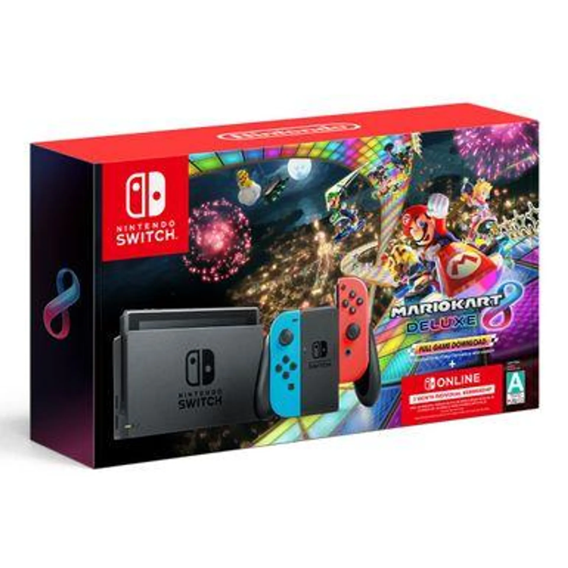 Consola Nintendo Switch P8786 | 6.2" 32GB Color Negro Mario Kart Edition