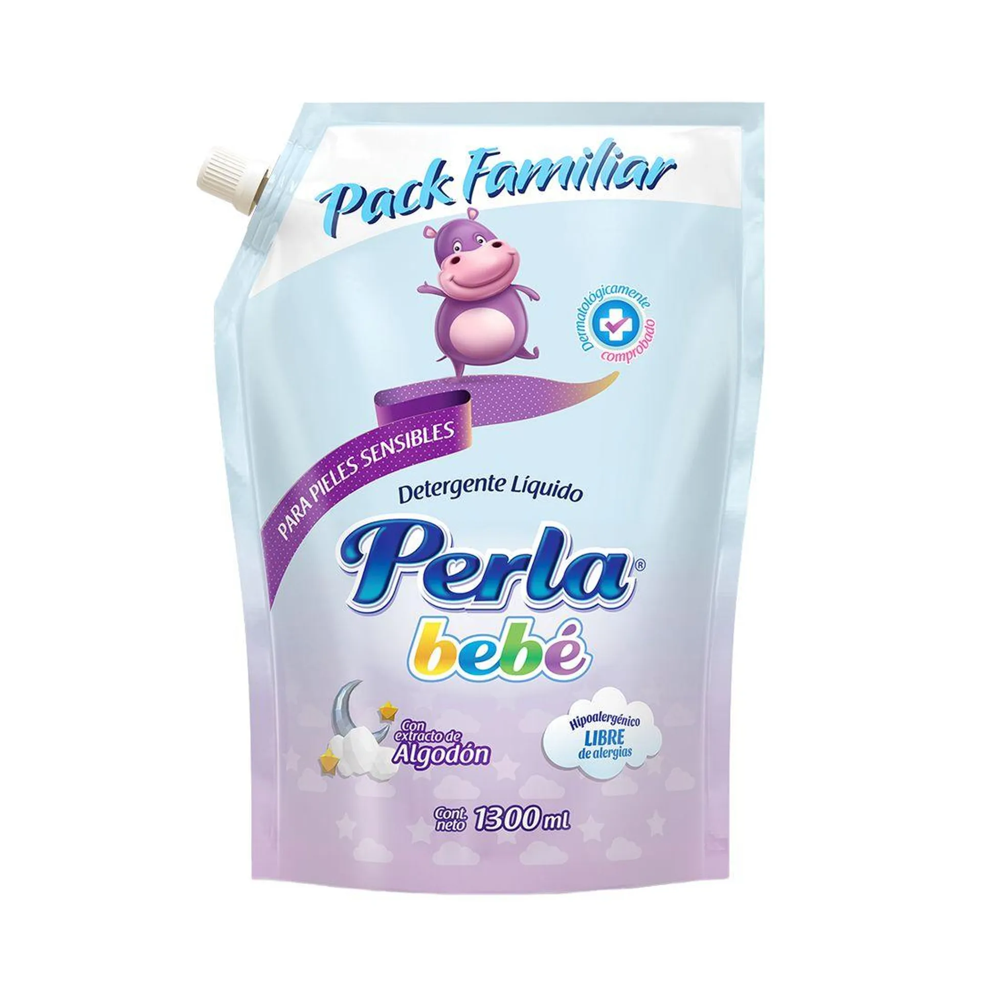 Detergente Líquido Perla Bebé 1.3L