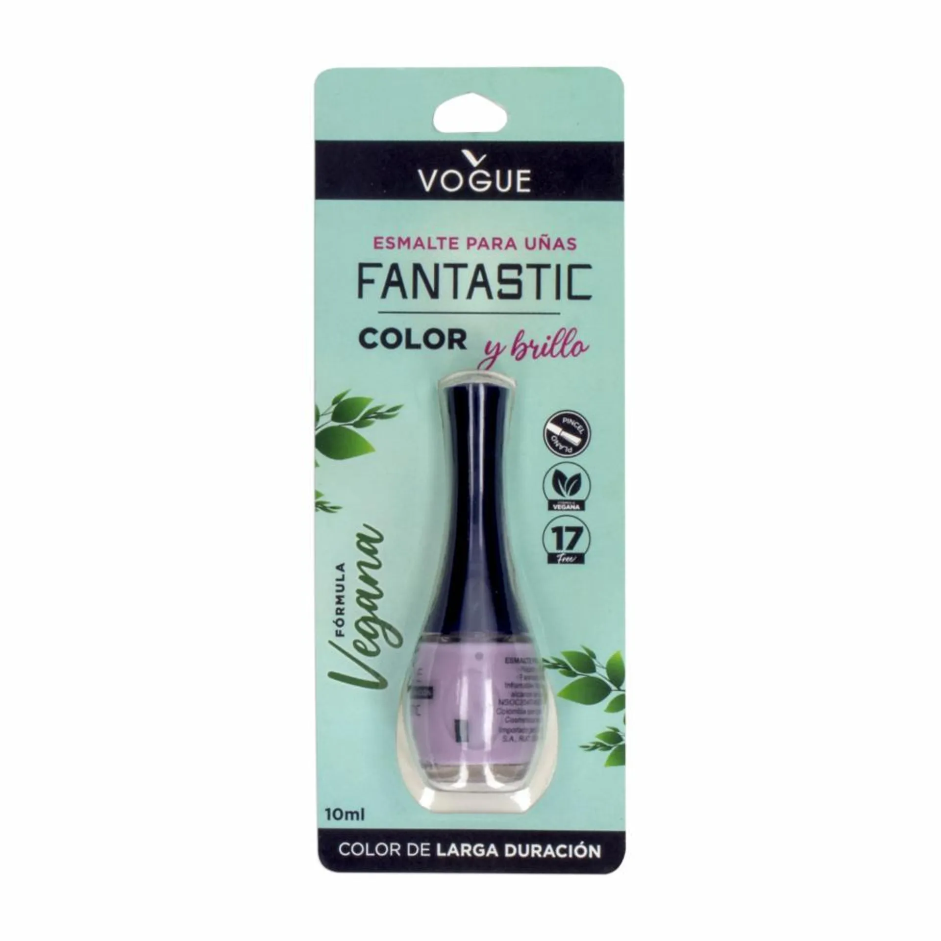 Esmalte De Uñas Fantastic Tono Nu Lila Fran 22 VOGUE 10 Ml