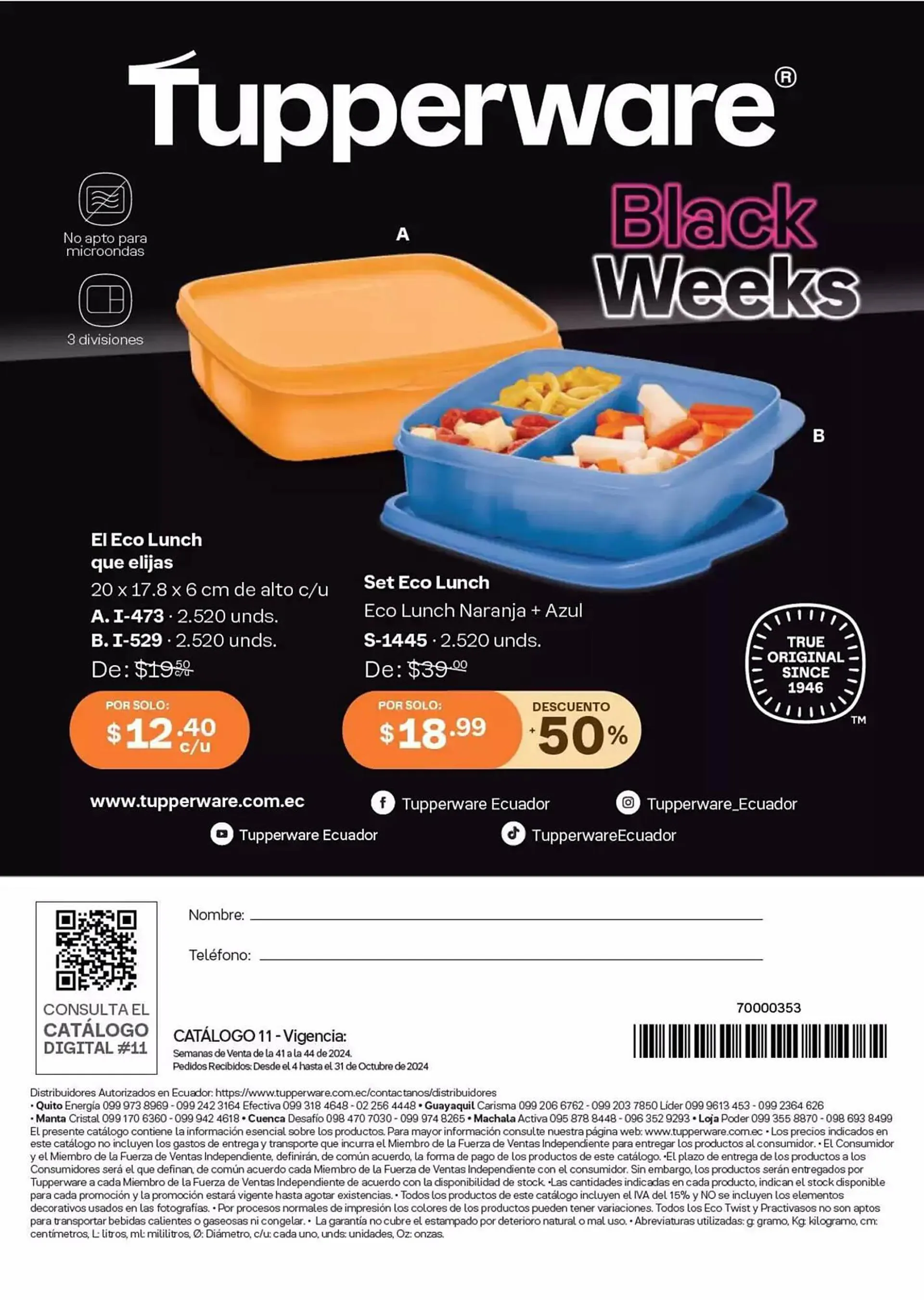 Catalogo de Catálogo Tupperware 4 de octubre al 31 de octubre 2024 - Pag 55