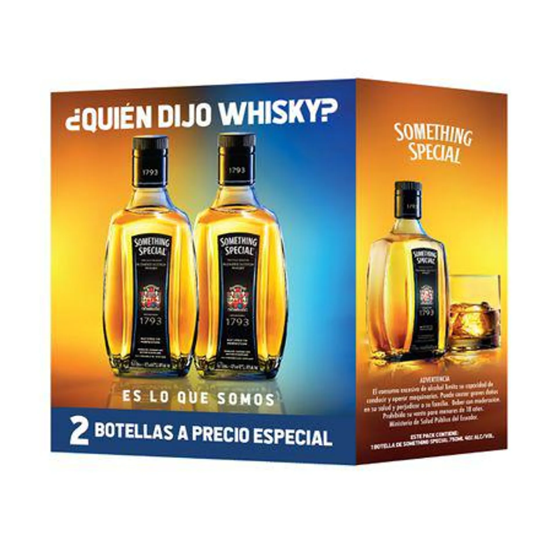 Pack 2 Uds Whisky Something Special 750 ml