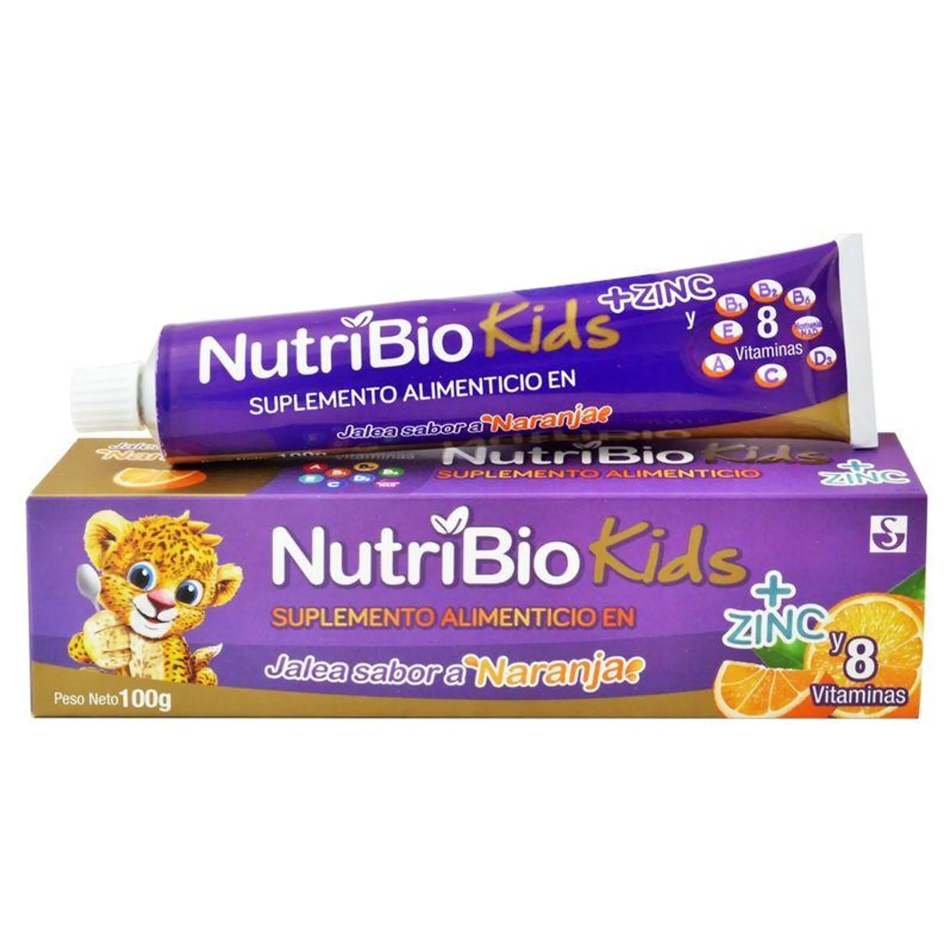 Nutribio Kids Jalea Naranja+Zinc con 100 g