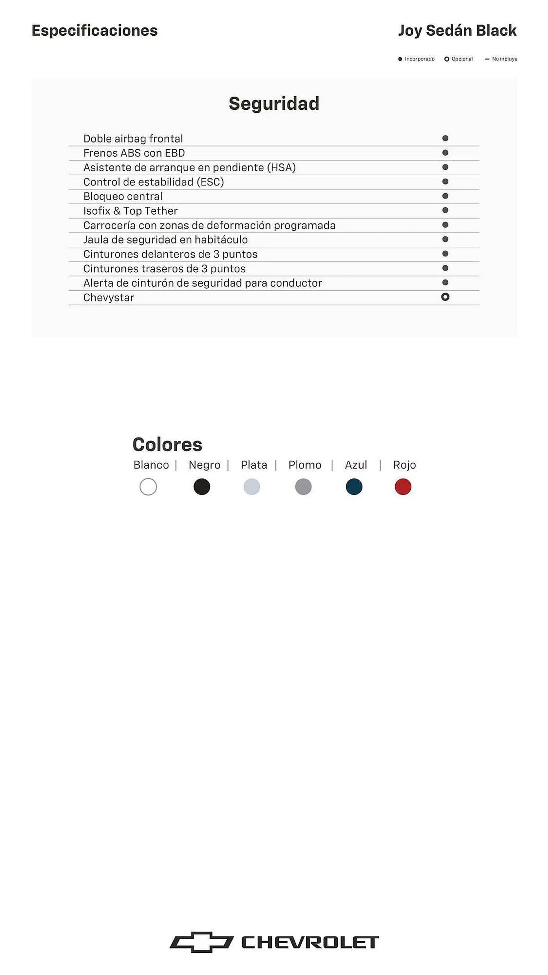Catalogo de Catálogo Chevrolet 31 de octubre al 30 de junio 2025 - Pag 5