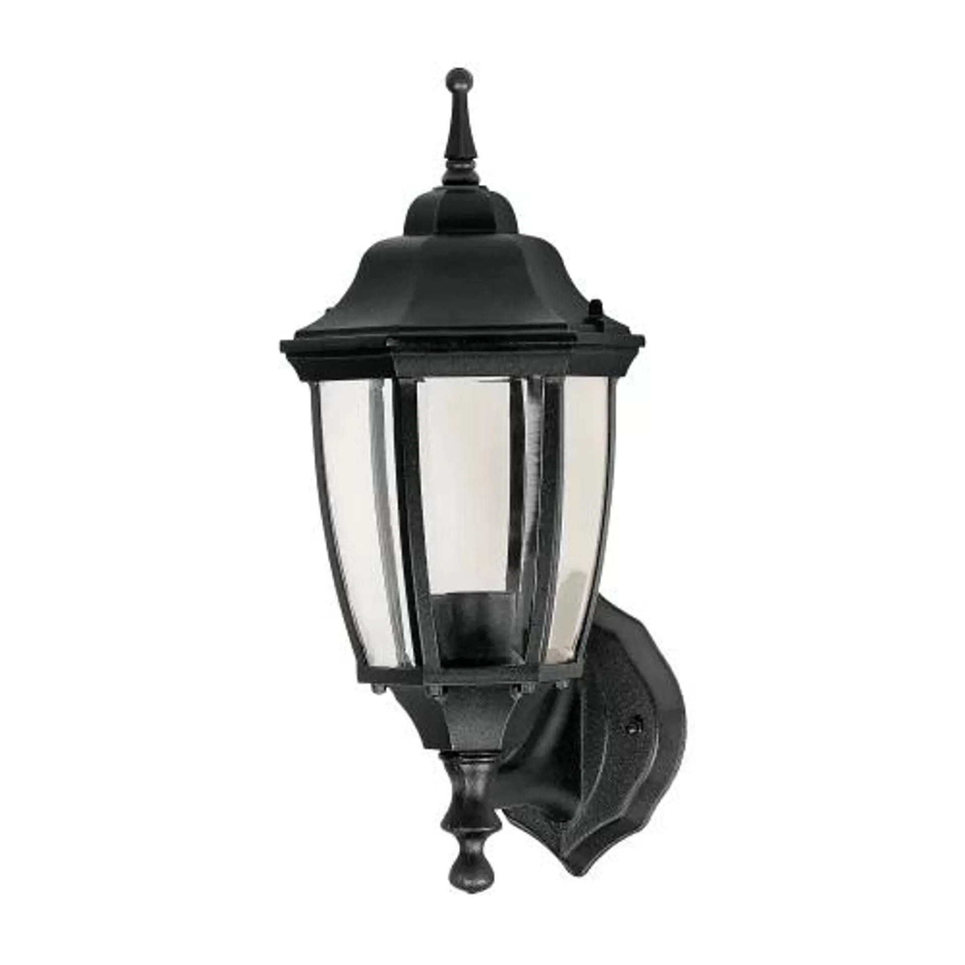 FAROL D/PARED ALUMINIO NEGRO 100W