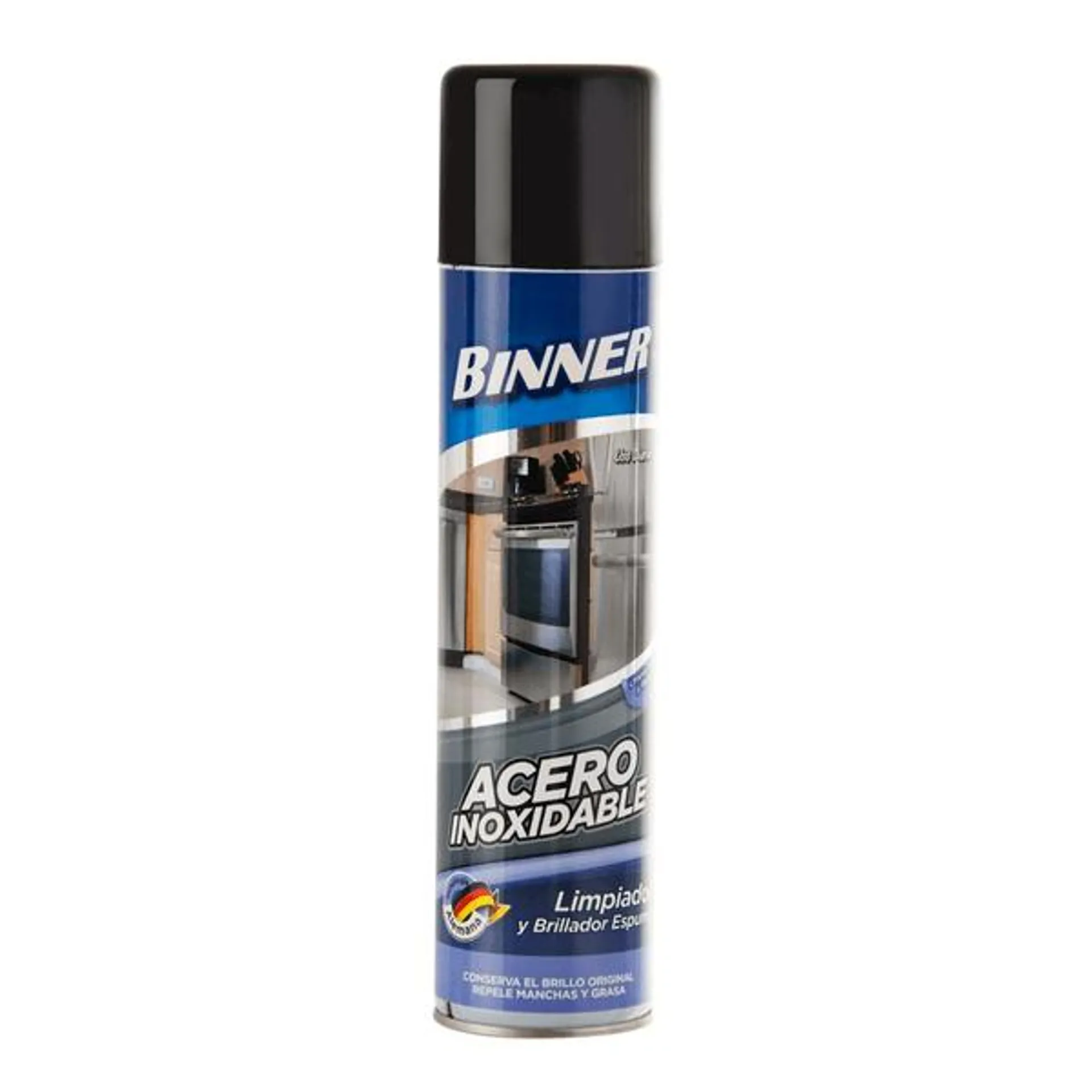 Limpiador Brillador de Acero Inoxidable Binner 400 ml