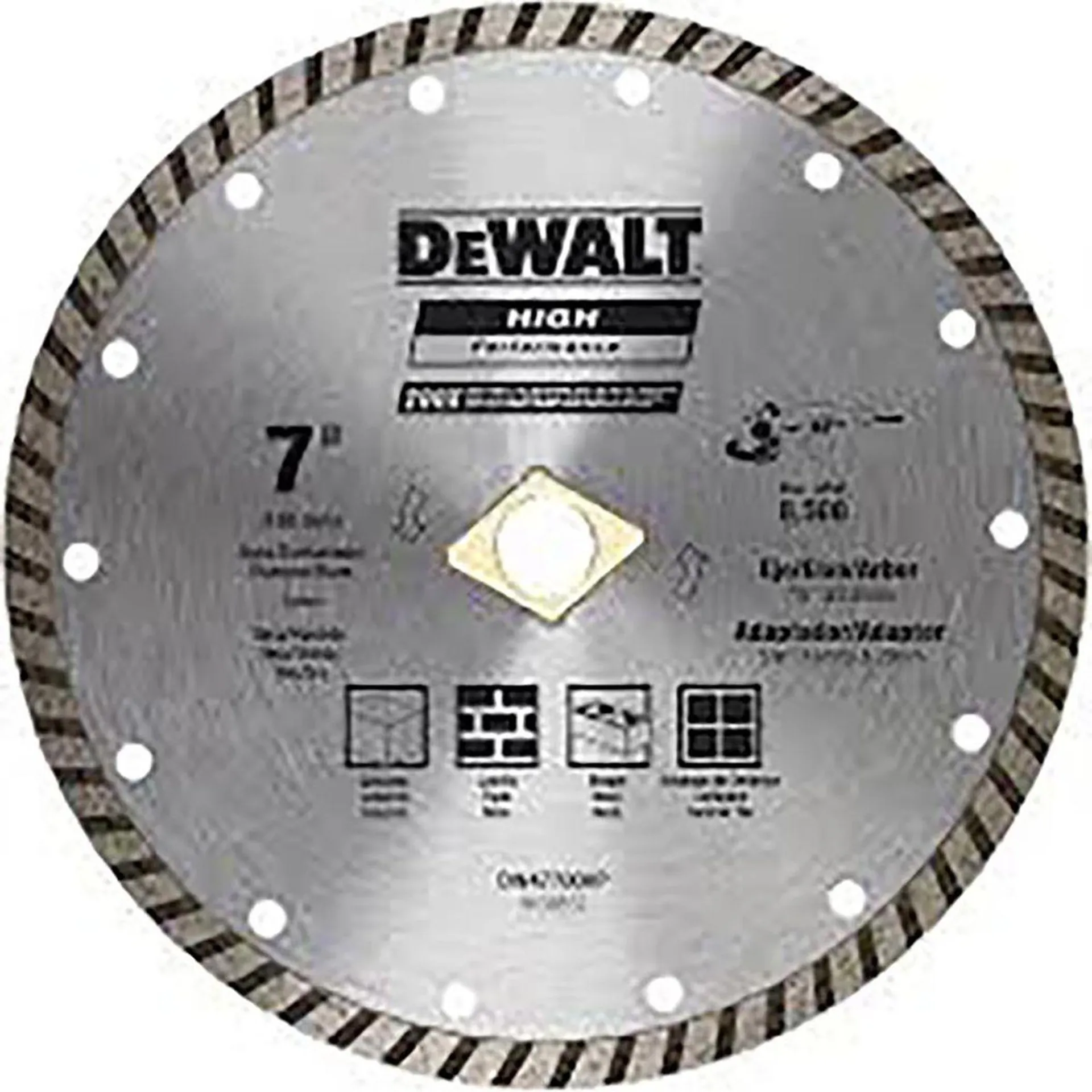 Disco Diamante Turbo 7" Dewalt