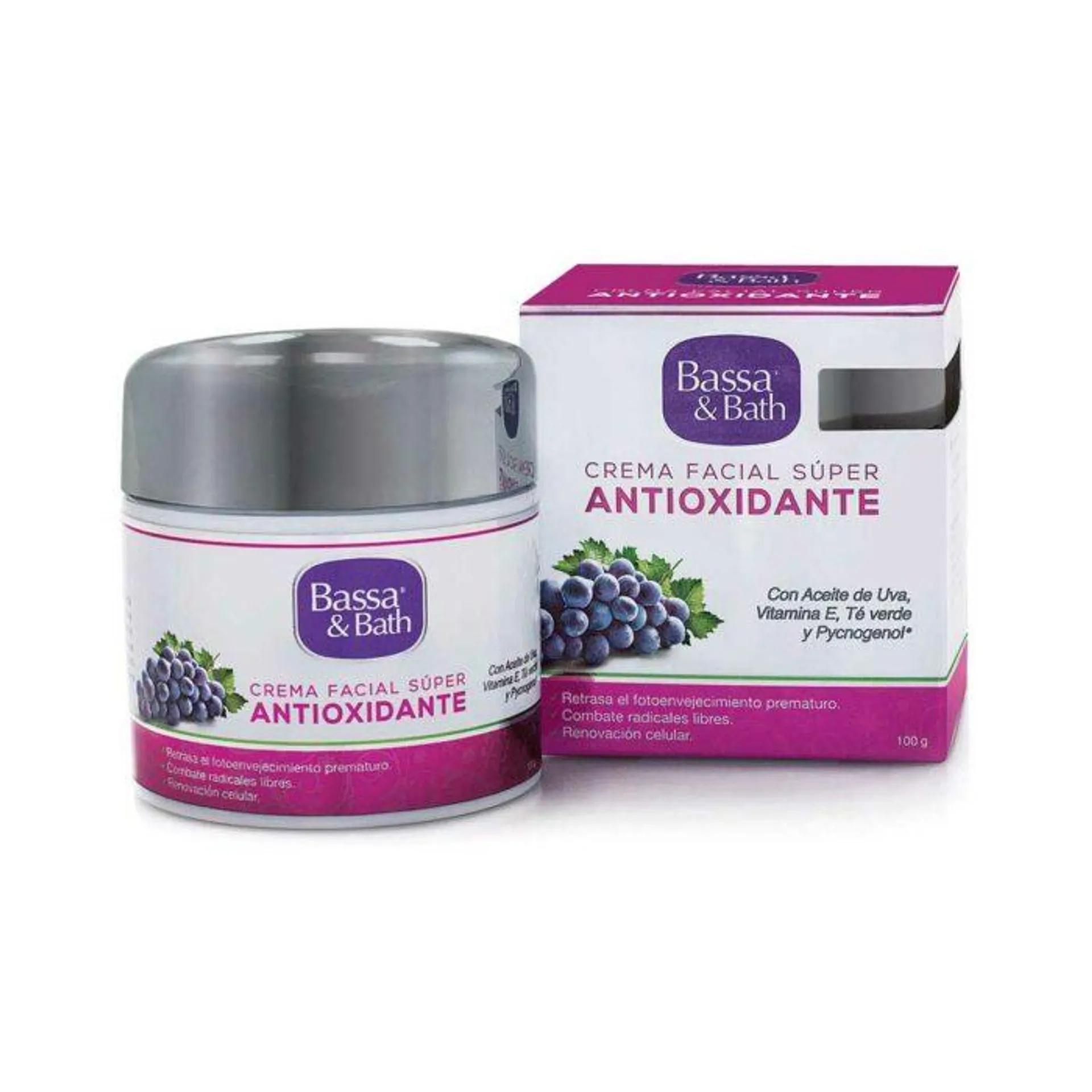 Bassa & Bath Crema Facial Súper Antioxidante