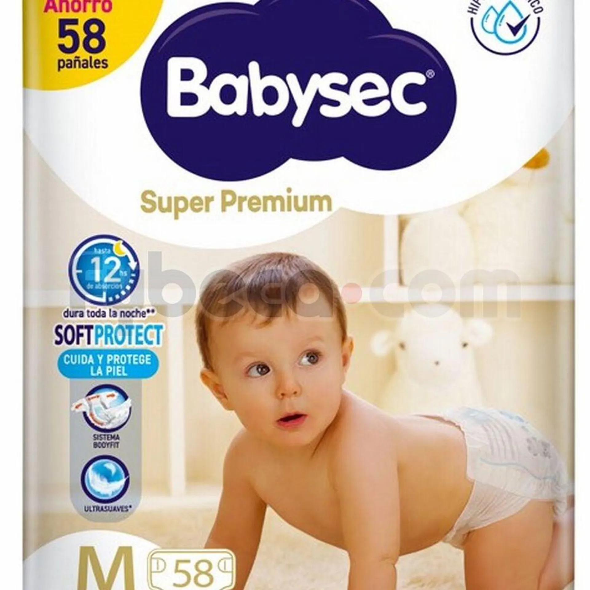 Panal Babysec Super Premium Softprot M X58