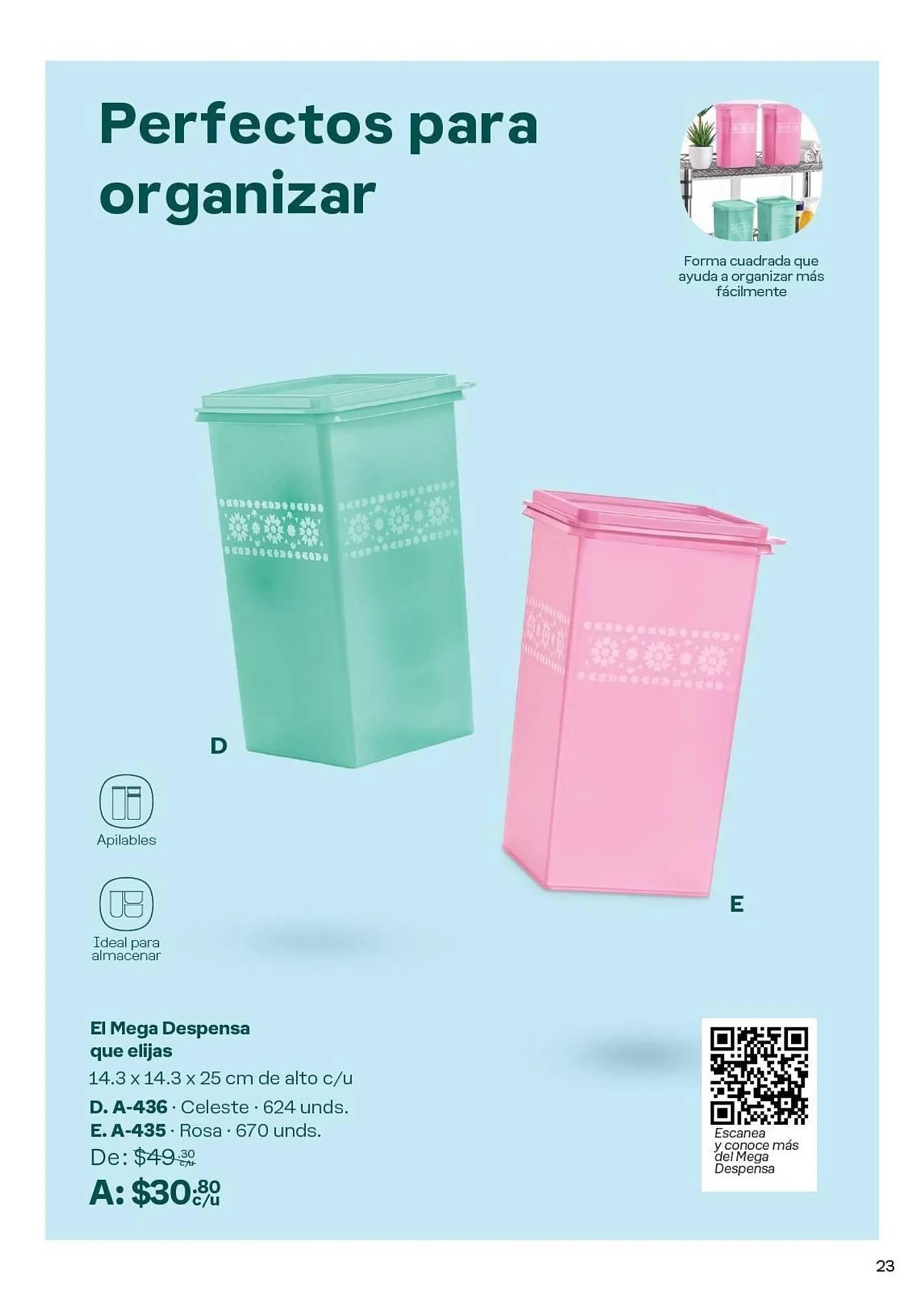 Catalogo de Catálogo Tupperware 20 de abril al 17 de mayo 2024 - Pag 15