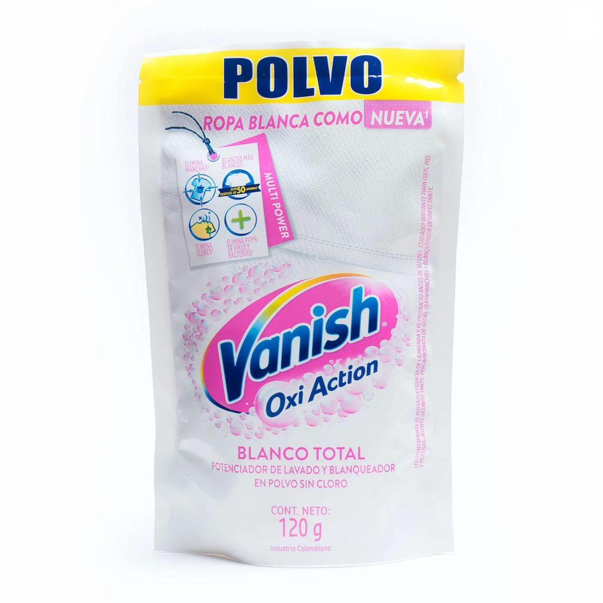 Desmanchador Vanish Polvo Blanco 120g