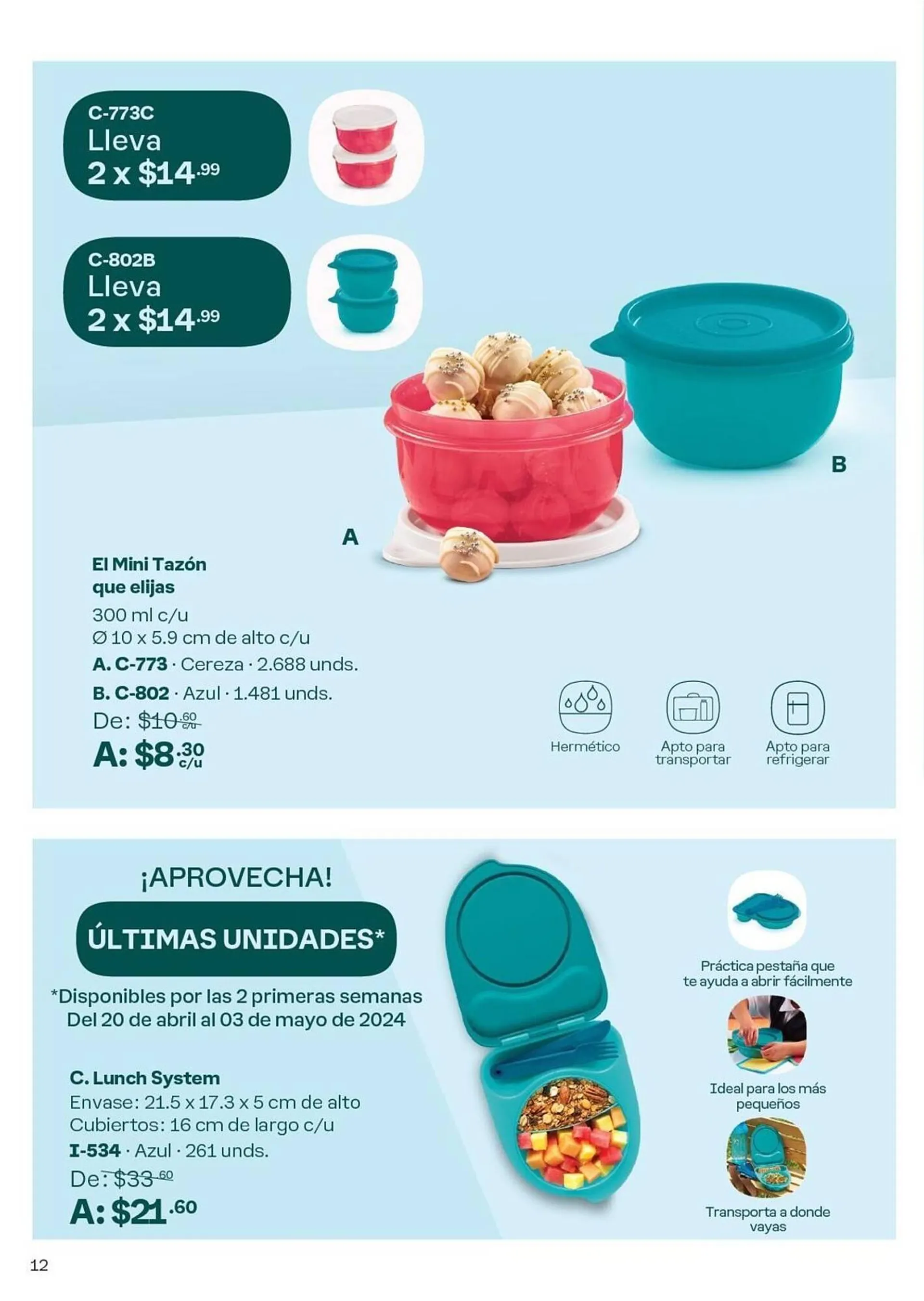 Catalogo de Catálogo Tupperware 20 de abril al 17 de mayo 2024 - Pag 3