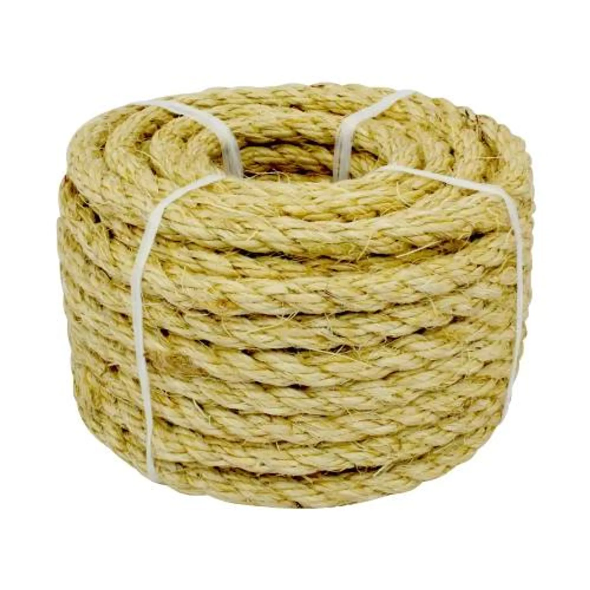 CUERDA SISAL 3/8 X15M NATURAL ROLLO