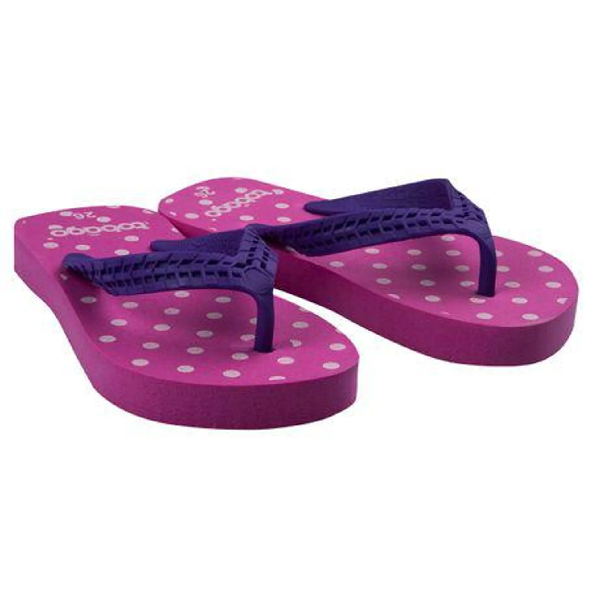 Zapatilla Niña Tobago Puntos Fucsia/Morado- Varias Tallas