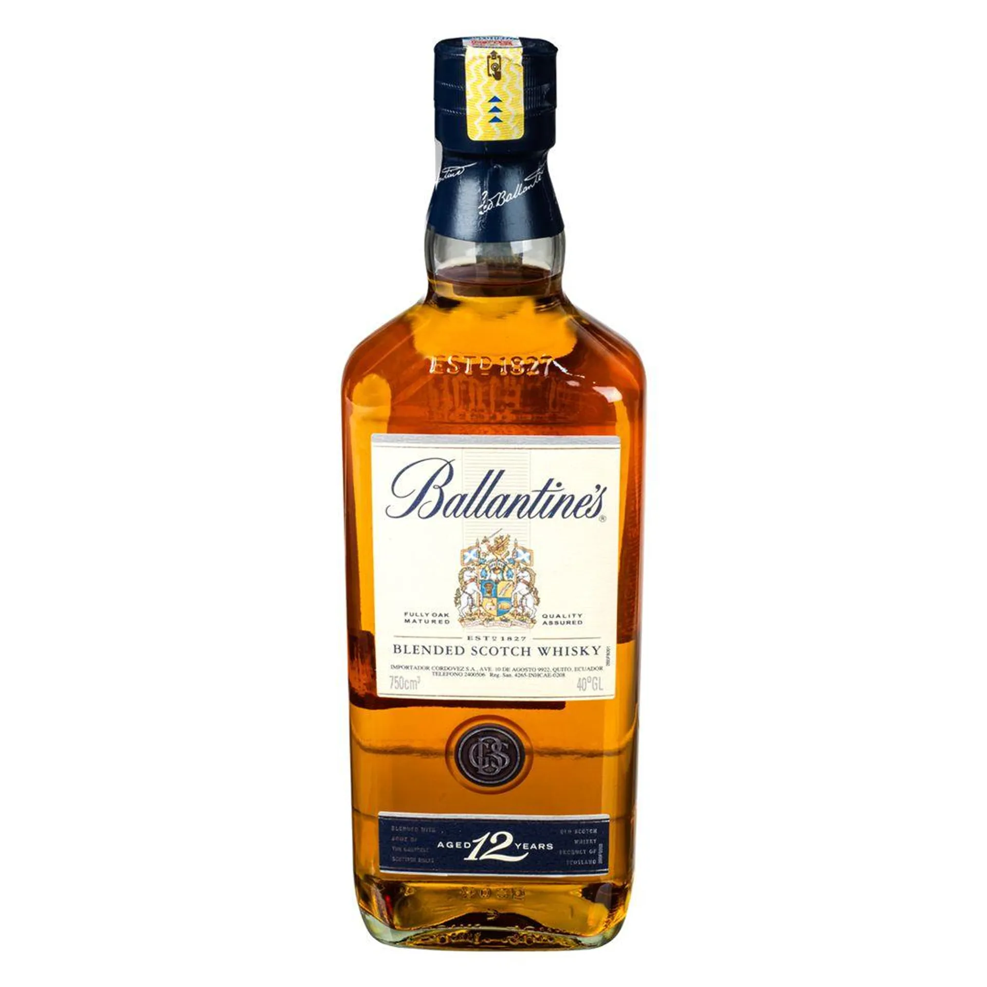 Whisky Ballantine 12 Años 750ml