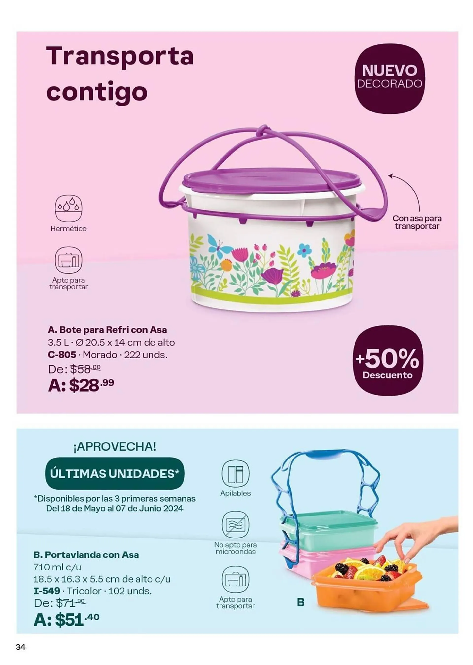 Catalogo de Catálogo Tupperware 18 de mayo al 14 de junio 2024 - Pag 27