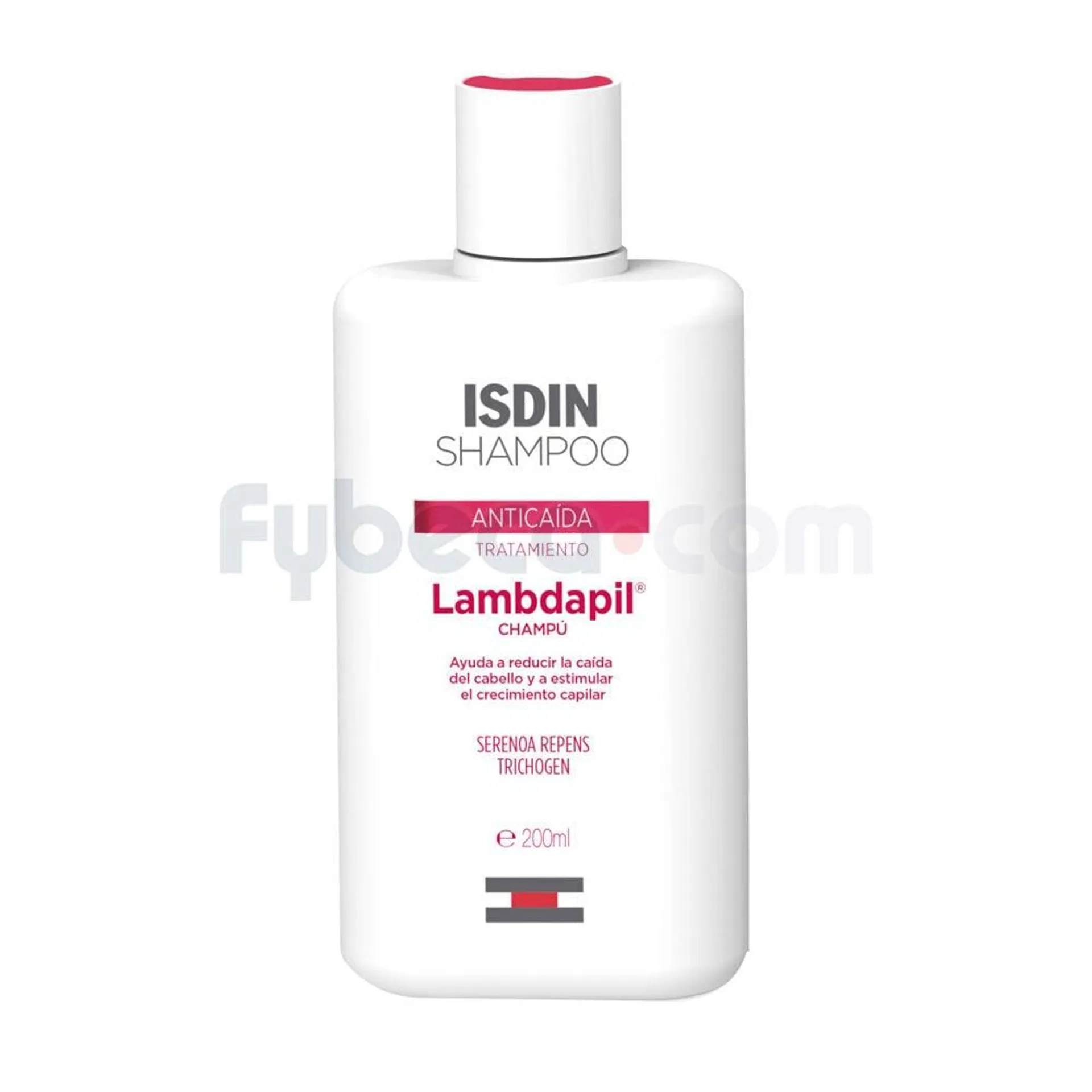 Shampoo Anticaída Isdin Lambdapil 200 Ml Unidad