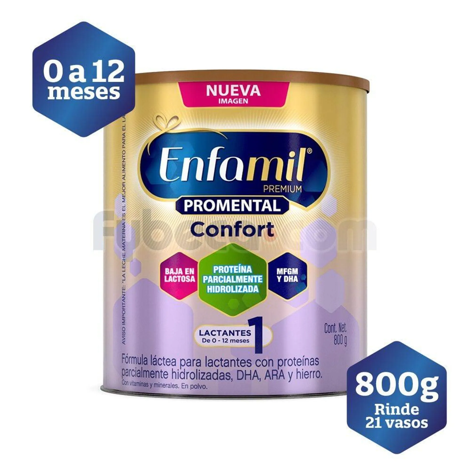 Fórmula Infantil Premium Confort Etapa 1 800 G Tarro Unidad