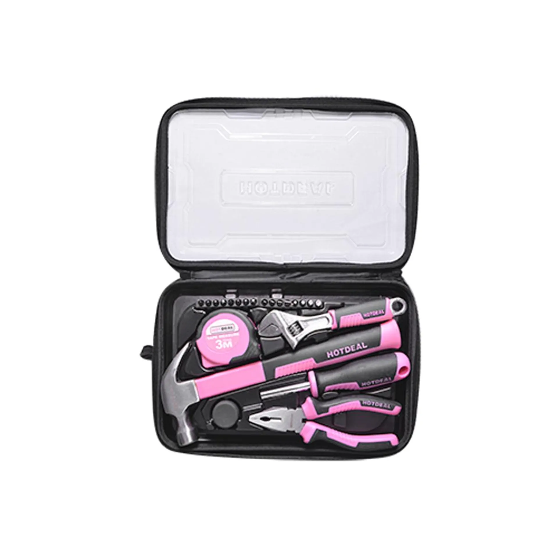 Kit de Herramientas Hot Deal 22 Piezas Rosado